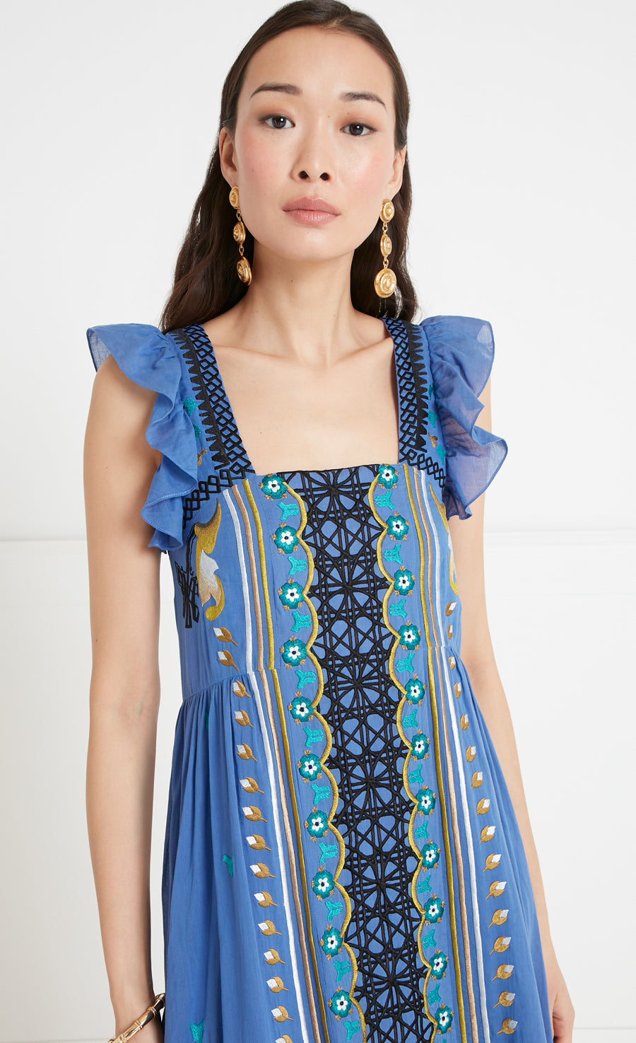 Florentine Dress - Dazzling Blue