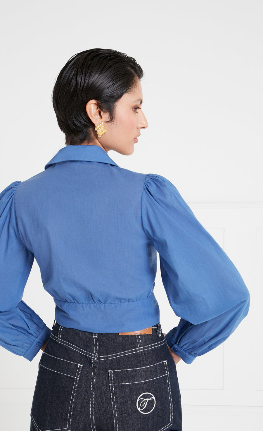 Florentine Blouse - Dazzling Blue