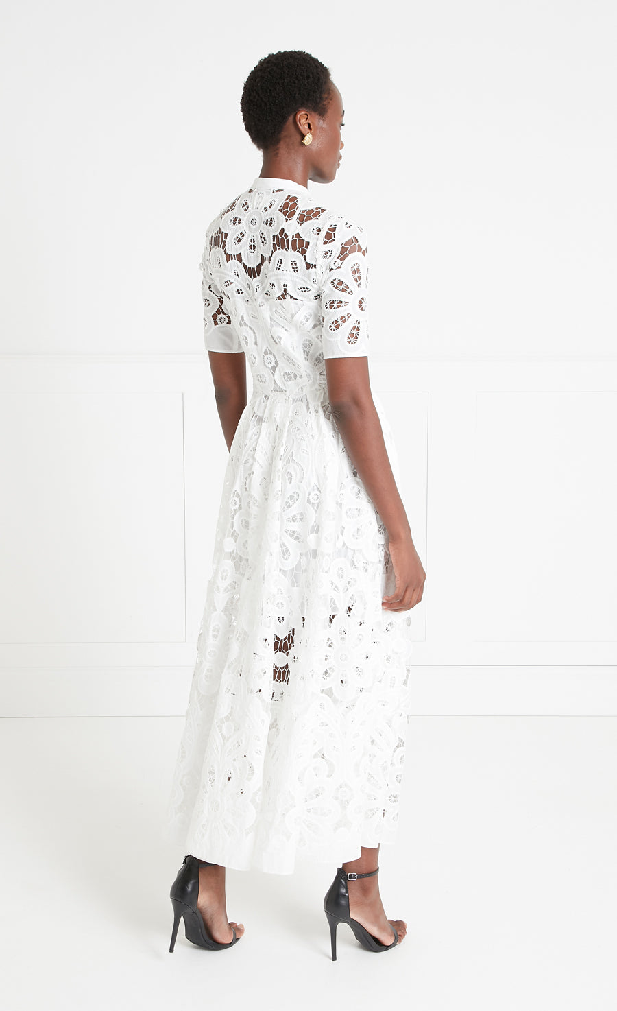 Guinevere Shirt Dress - White Guinevere Shirt Dress - White