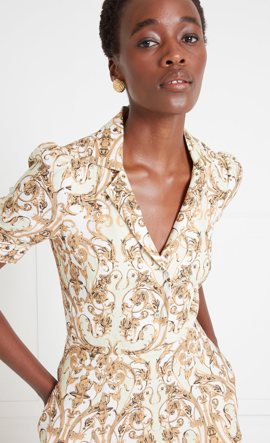 Claudia Dress - Amber Gold | Dresses & Jumpsuits | Temperley