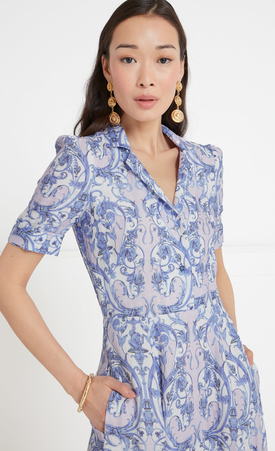 Claudia Dress - Dazzling Blue
