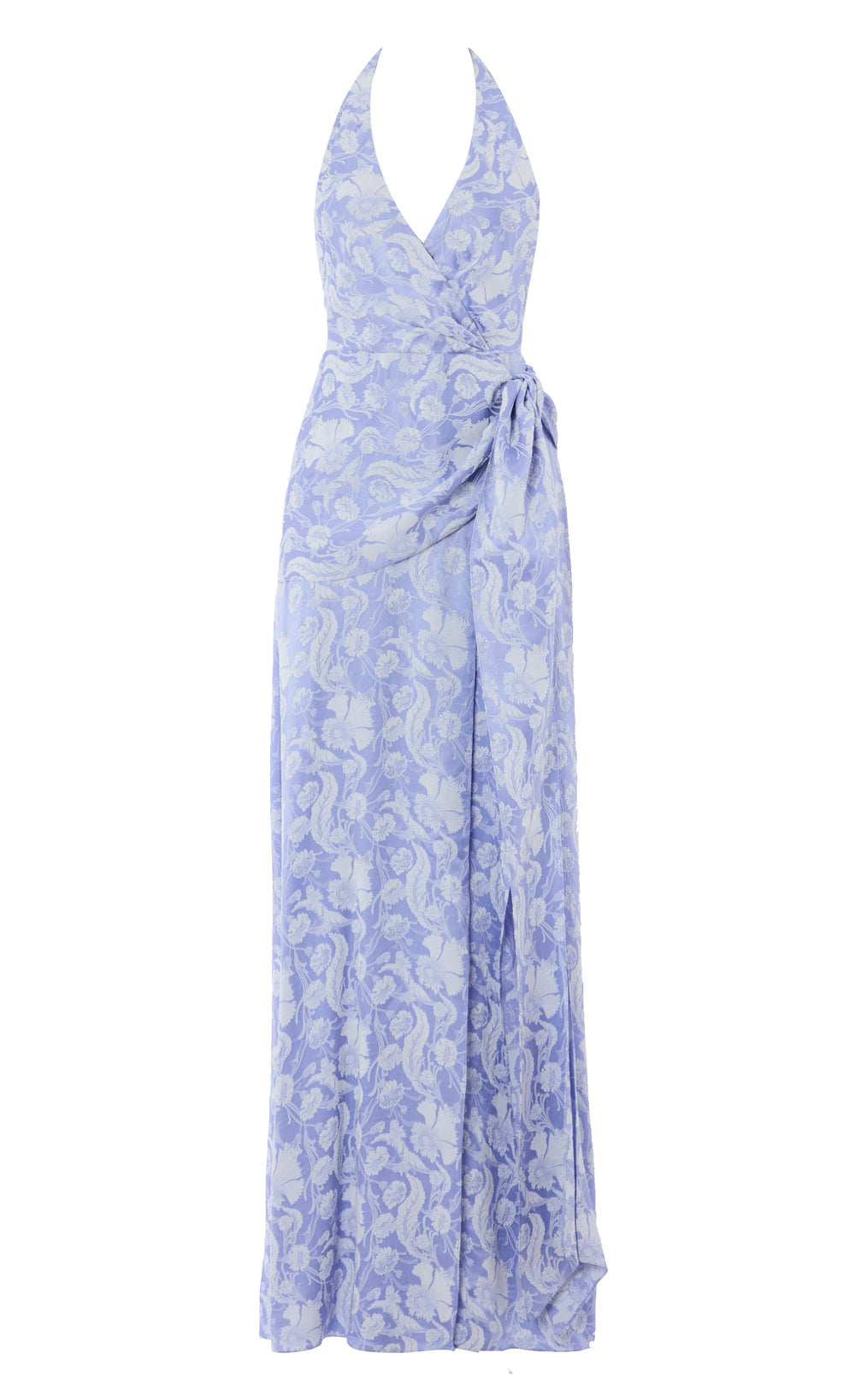 Celine Halter Dress - Lavender Blue