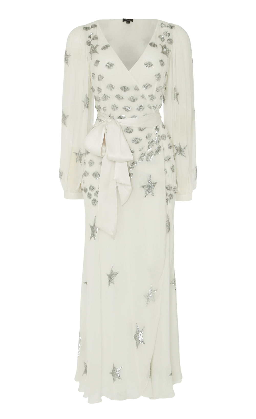 Etoile Wrap Dress - White Mix