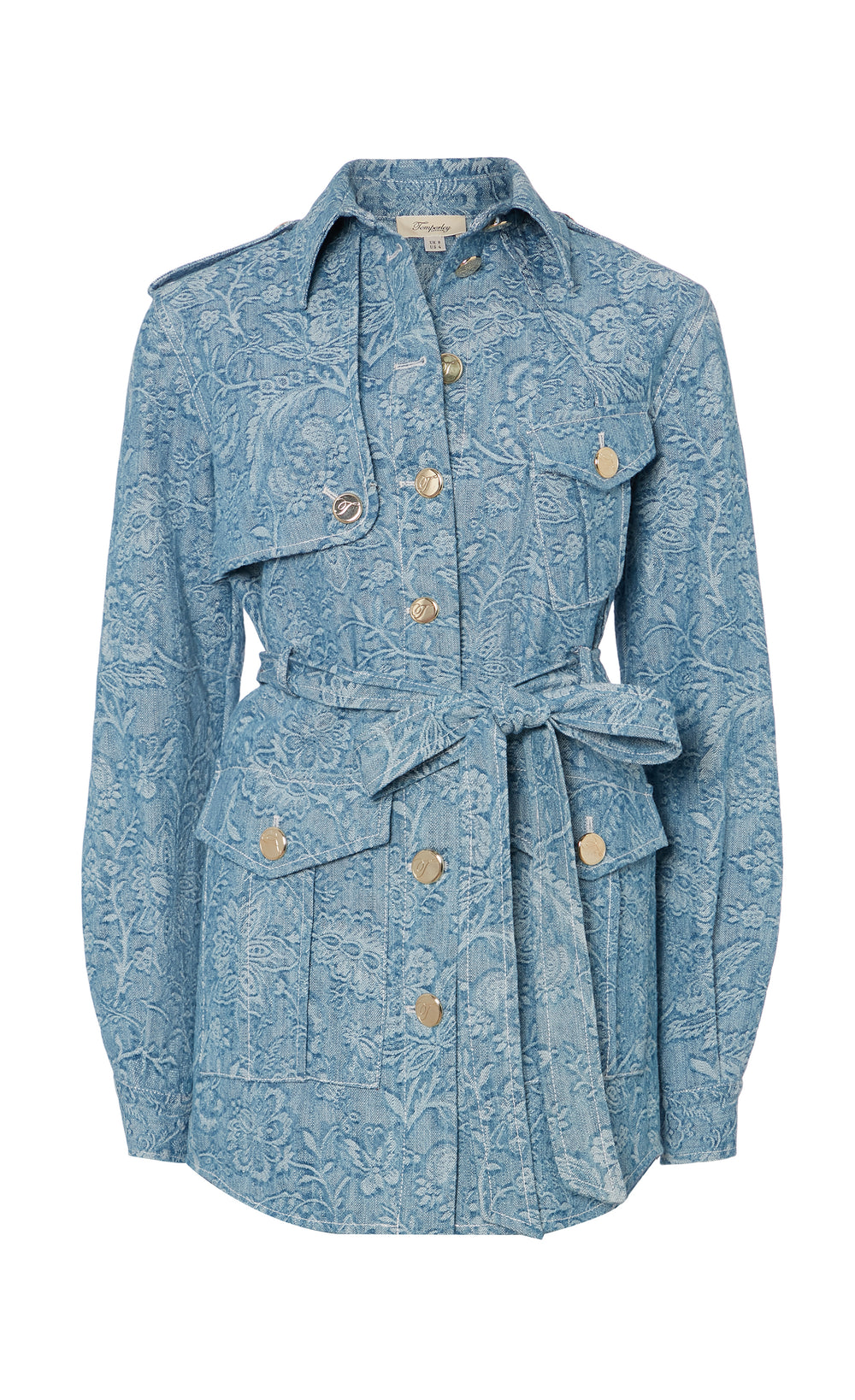 Francis Denim Shirt Jacket - Washed Blue