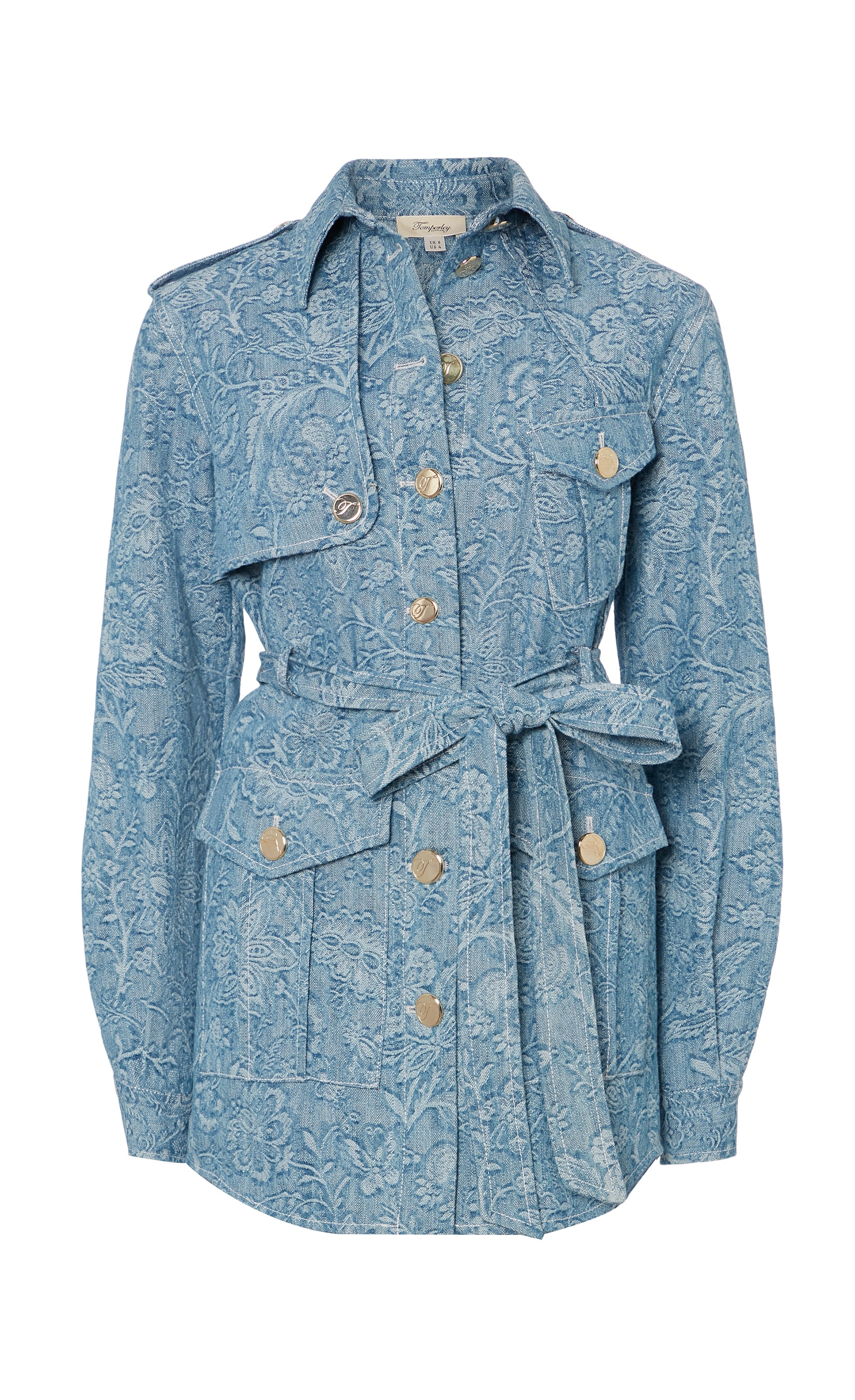 Francis Denim Shirt Jacket - Washed Blue