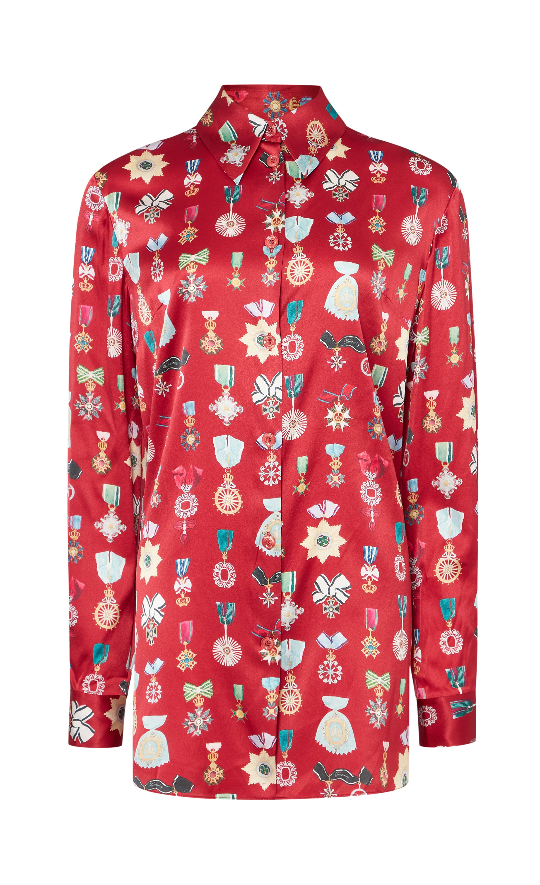 Gloriette Shirt - Crimson