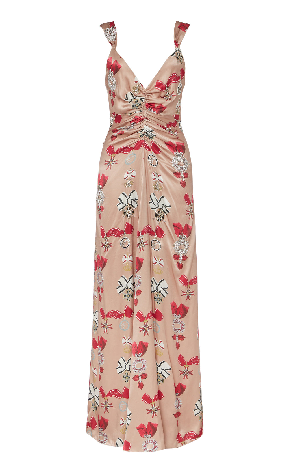 Reina Strappy Dress - Rosewood