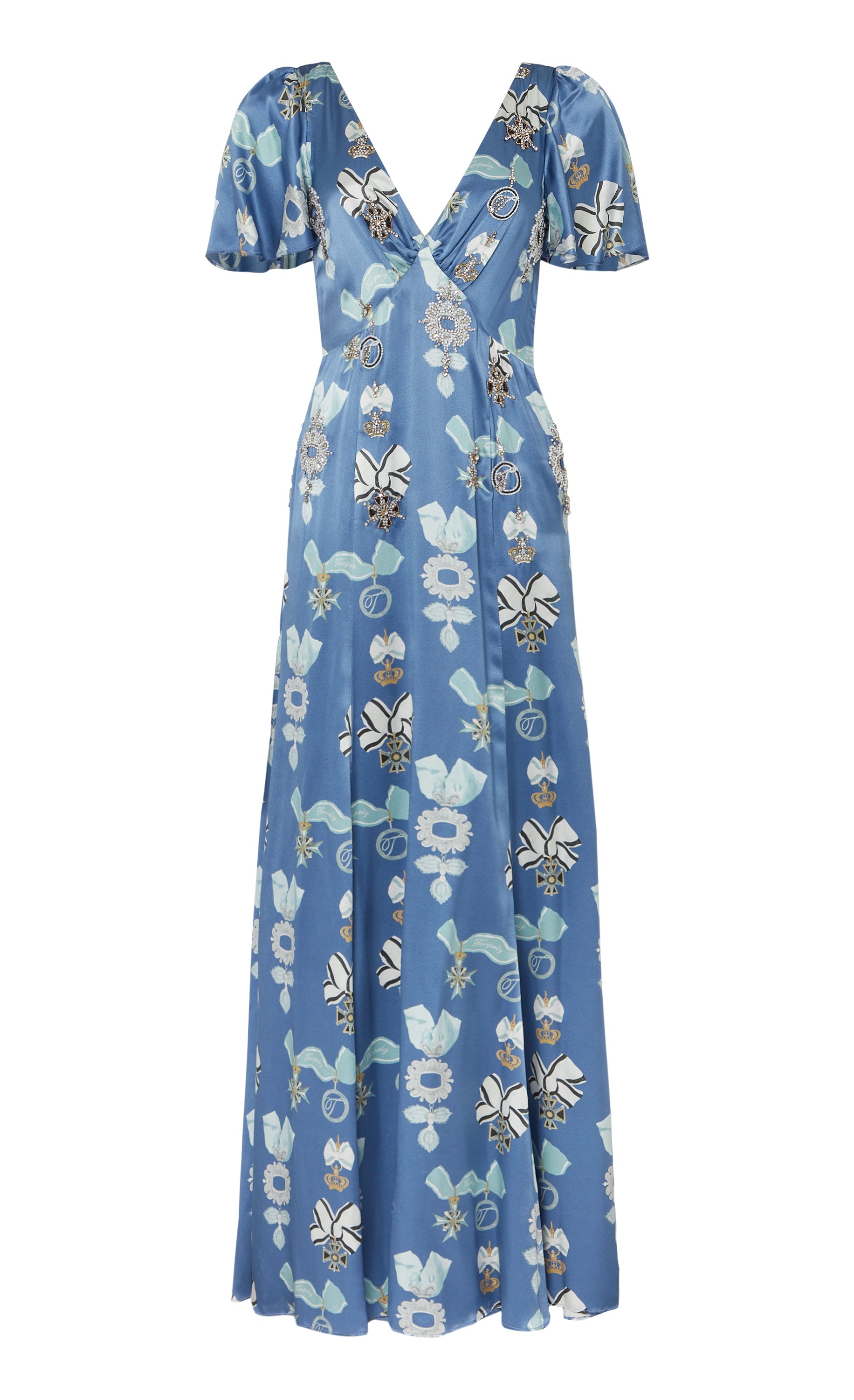 Reina Gown - Harbour Blue