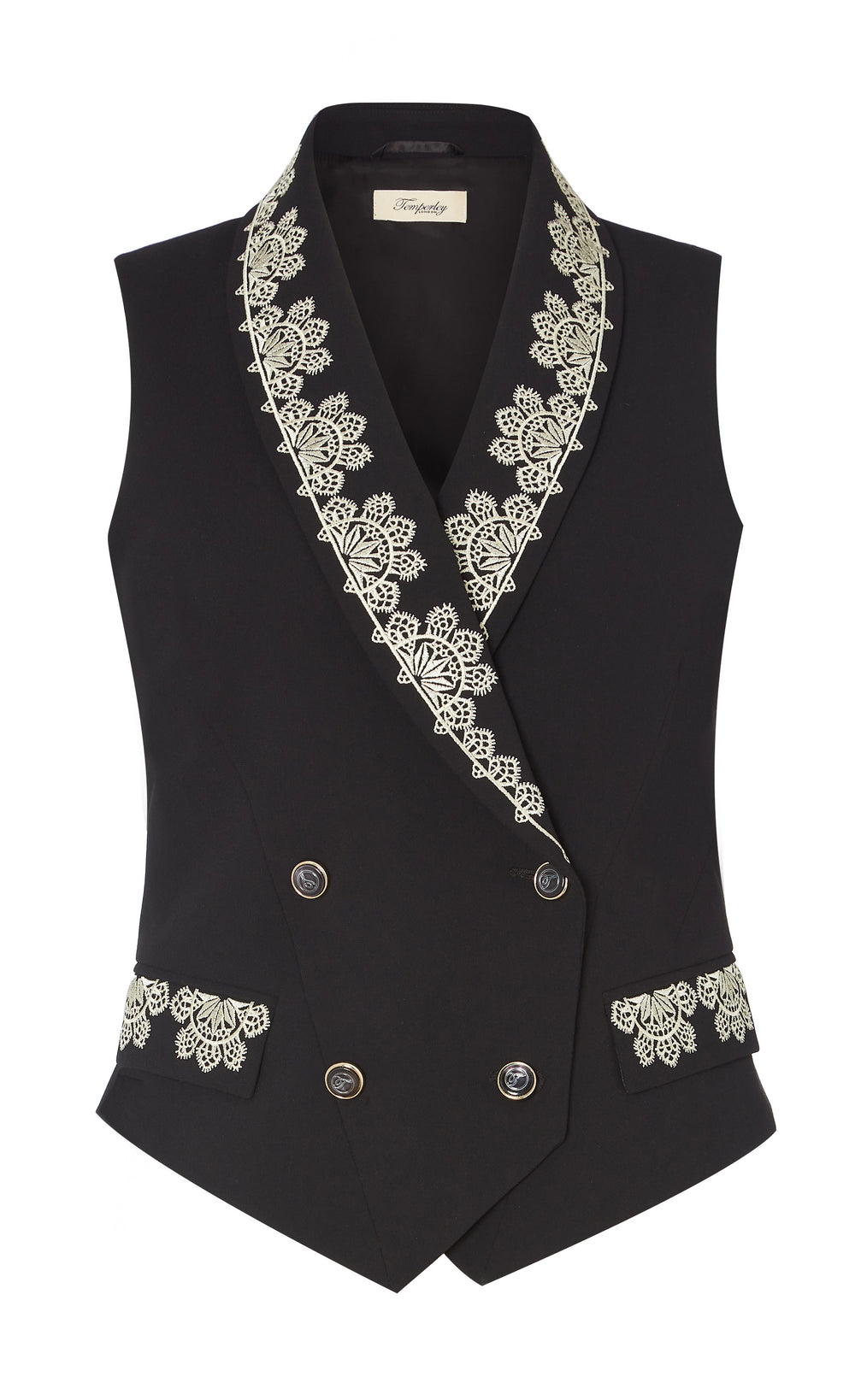 Lottie Waistcoat - Black