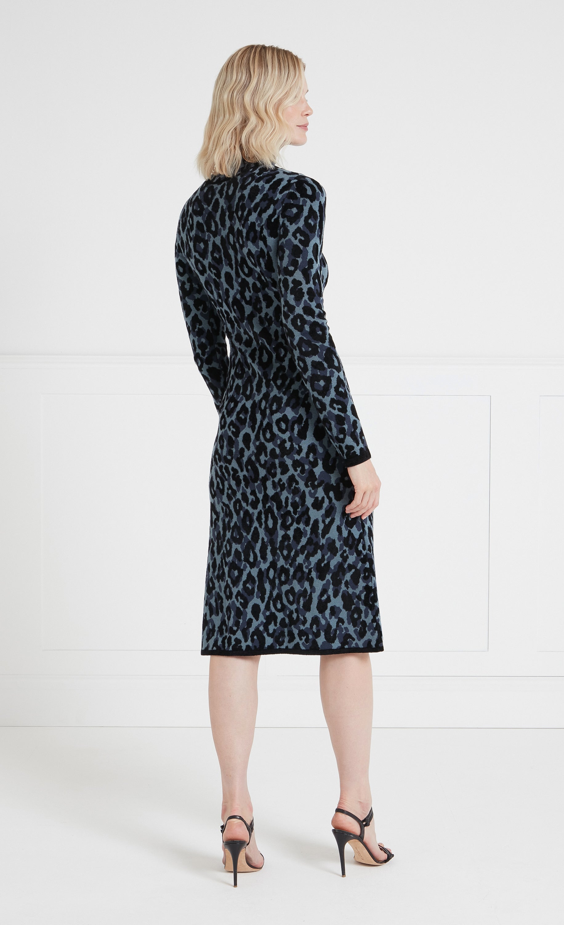 Adonis Knit Dress - Navy Mix