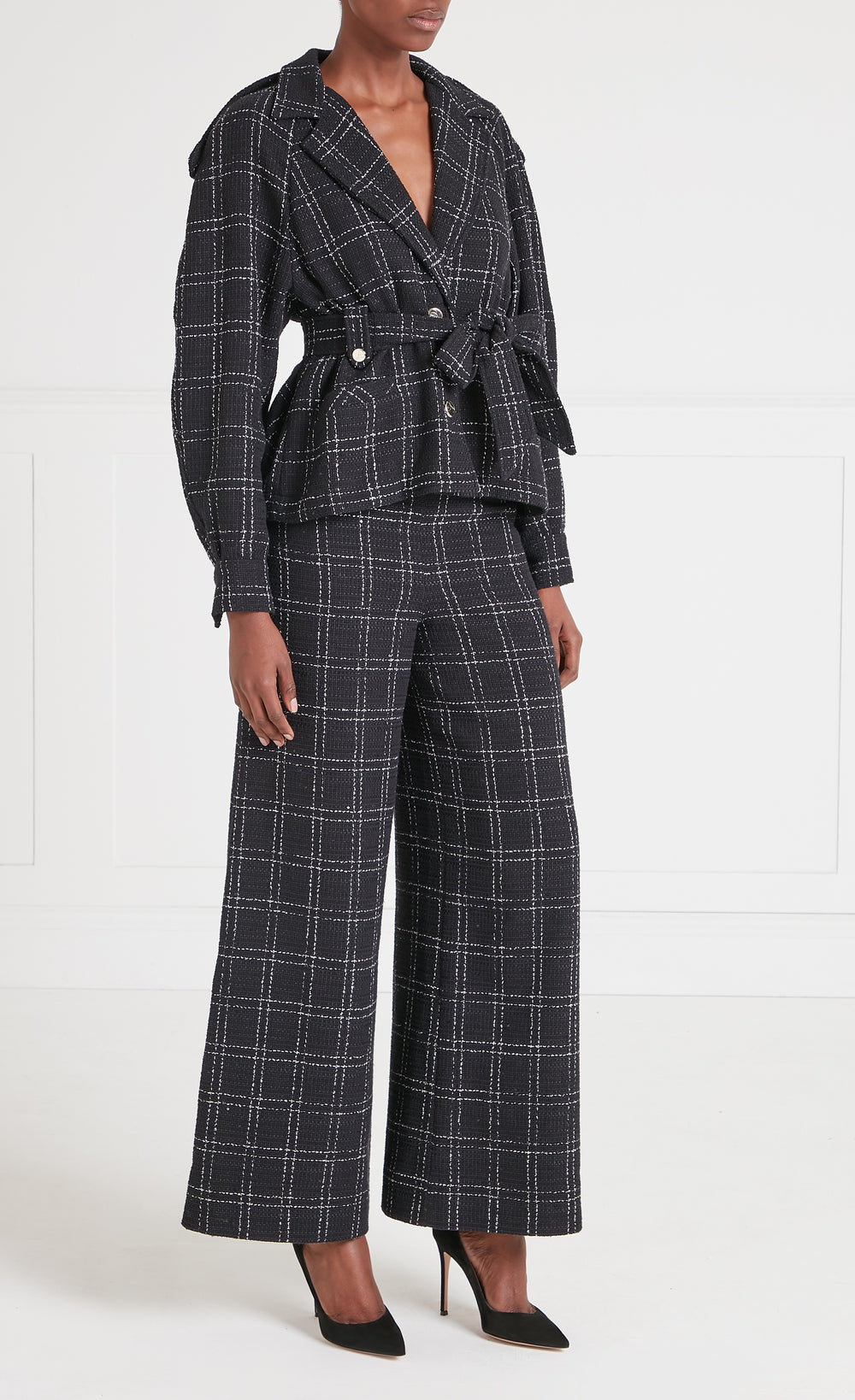 Colonel Trousers - Black Check
