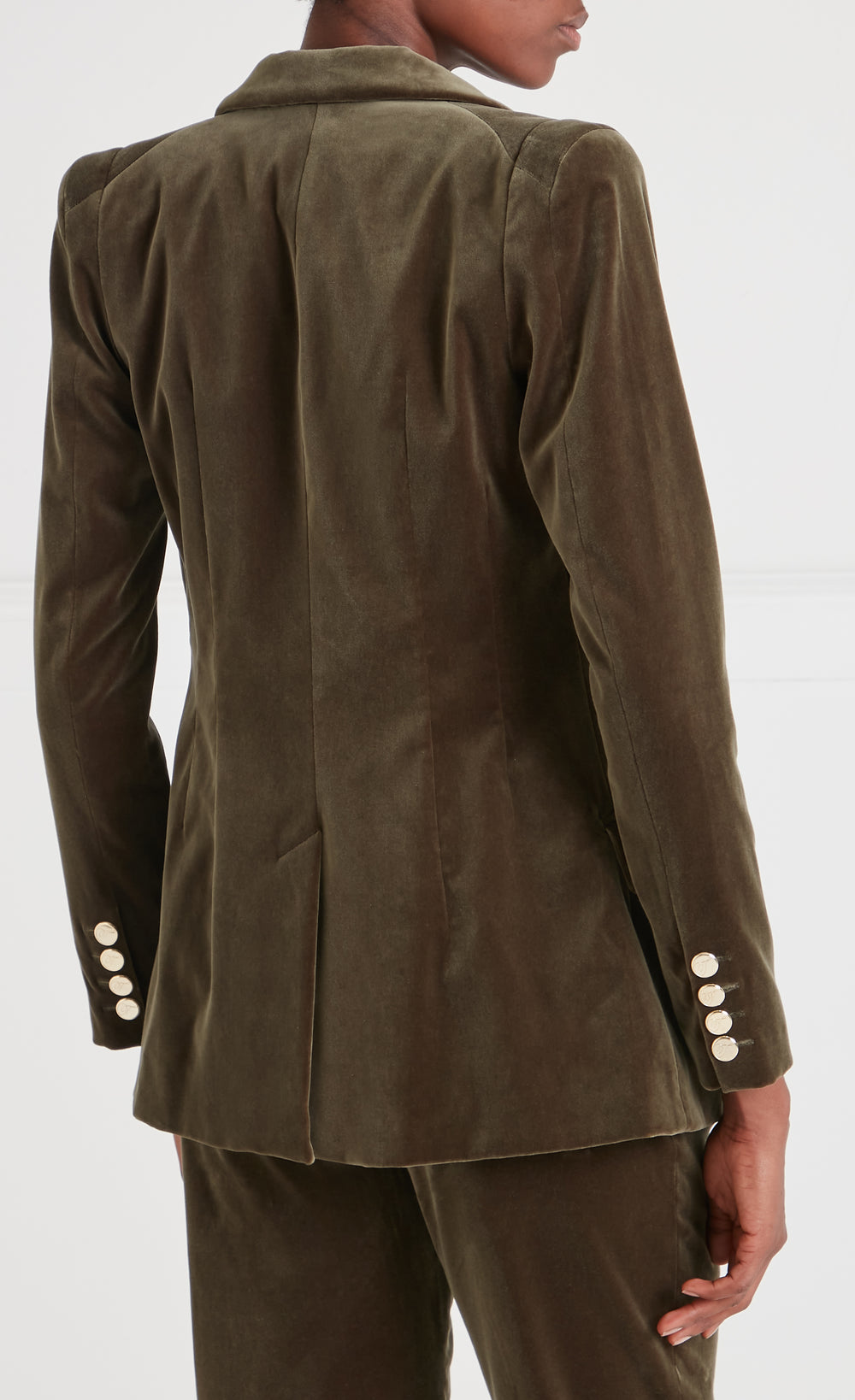 Clove Velvet Jacket - Militare