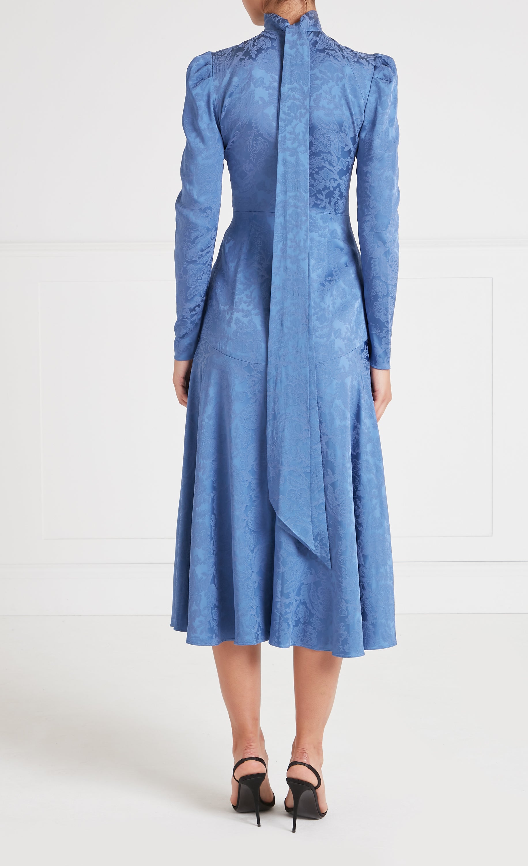Madame Split Dress - Dutch Blue