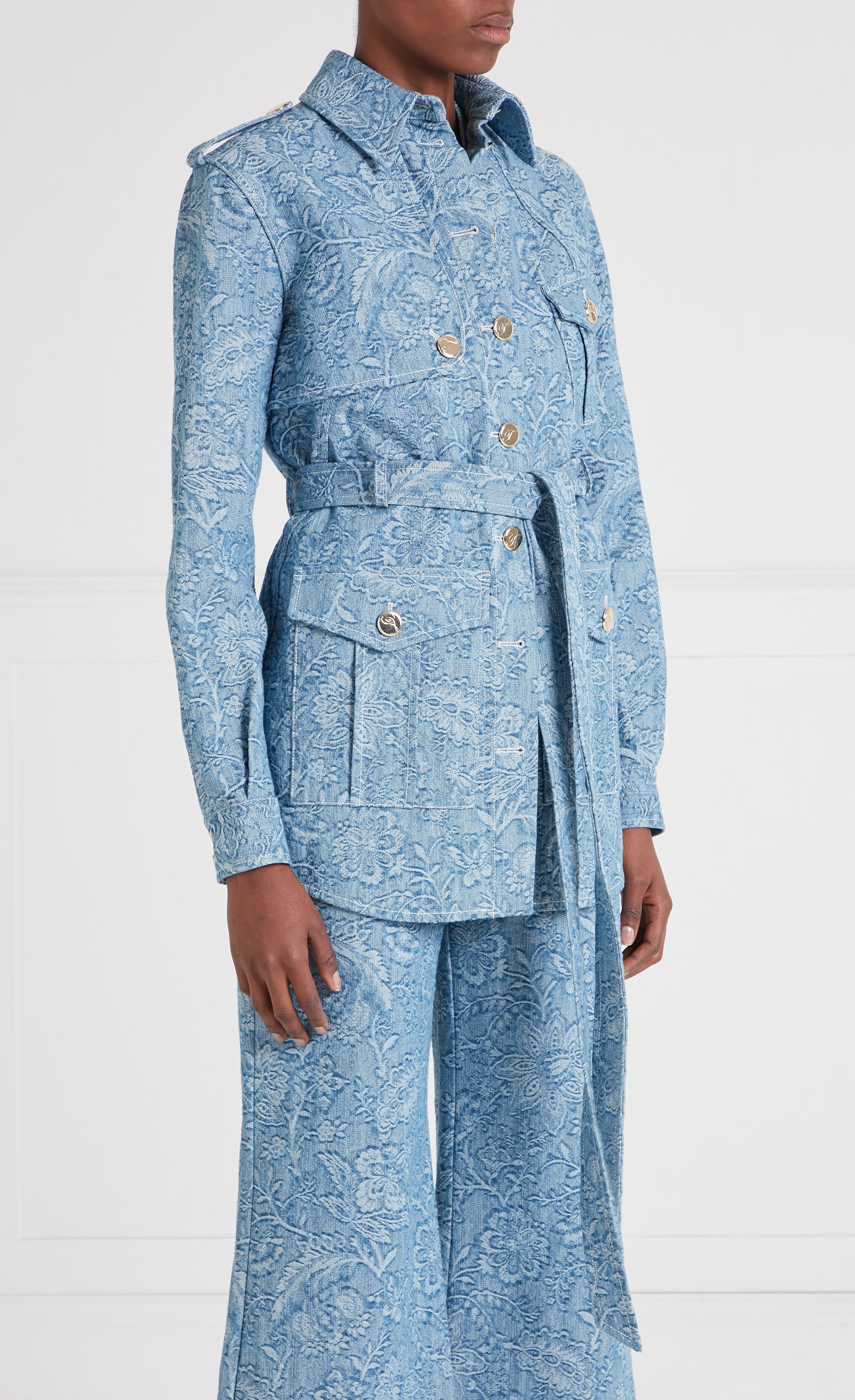 Francis Denim Shirt Jacket - Washed Blue