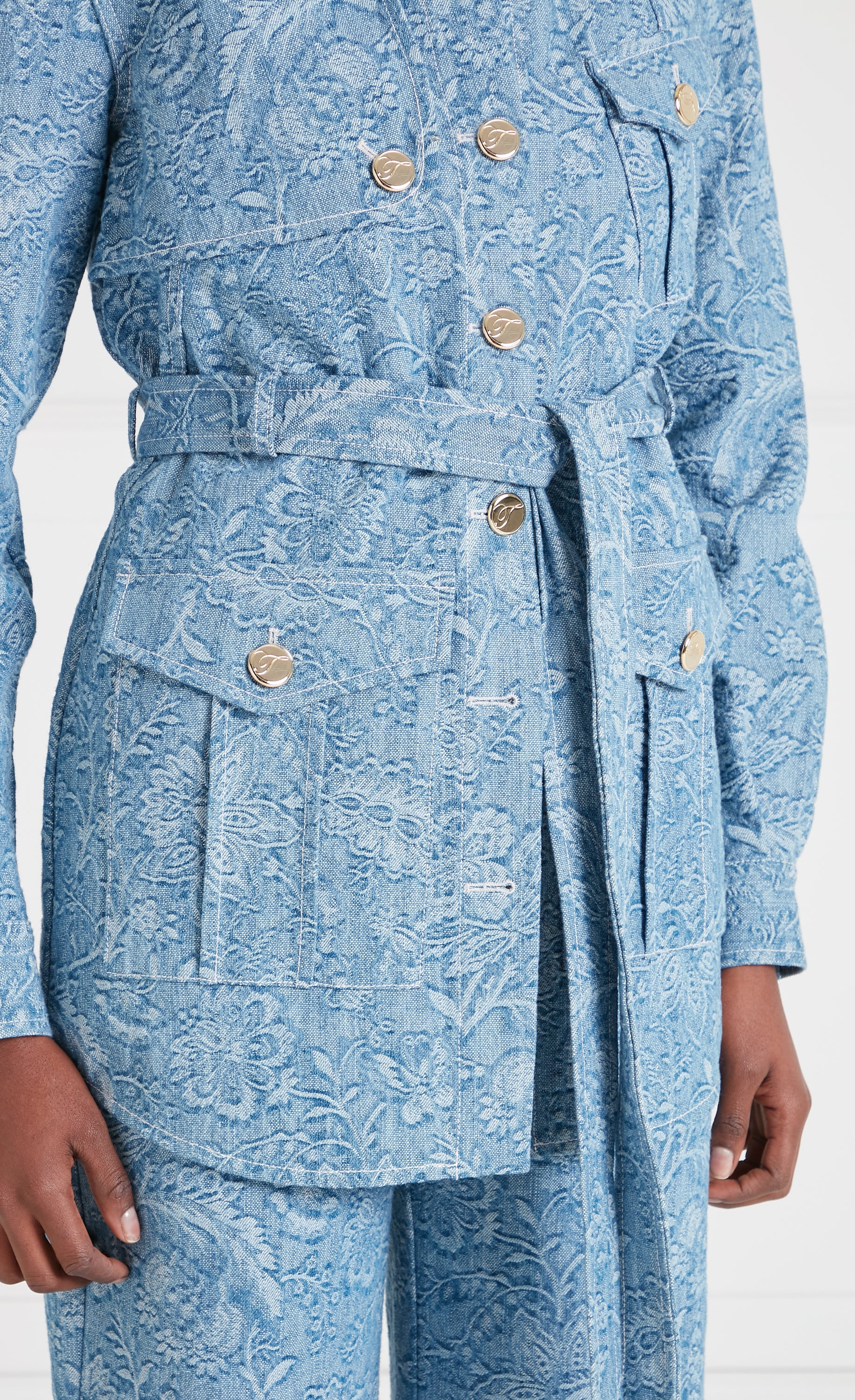 Francis Denim Shirt Jacket - Washed Blue