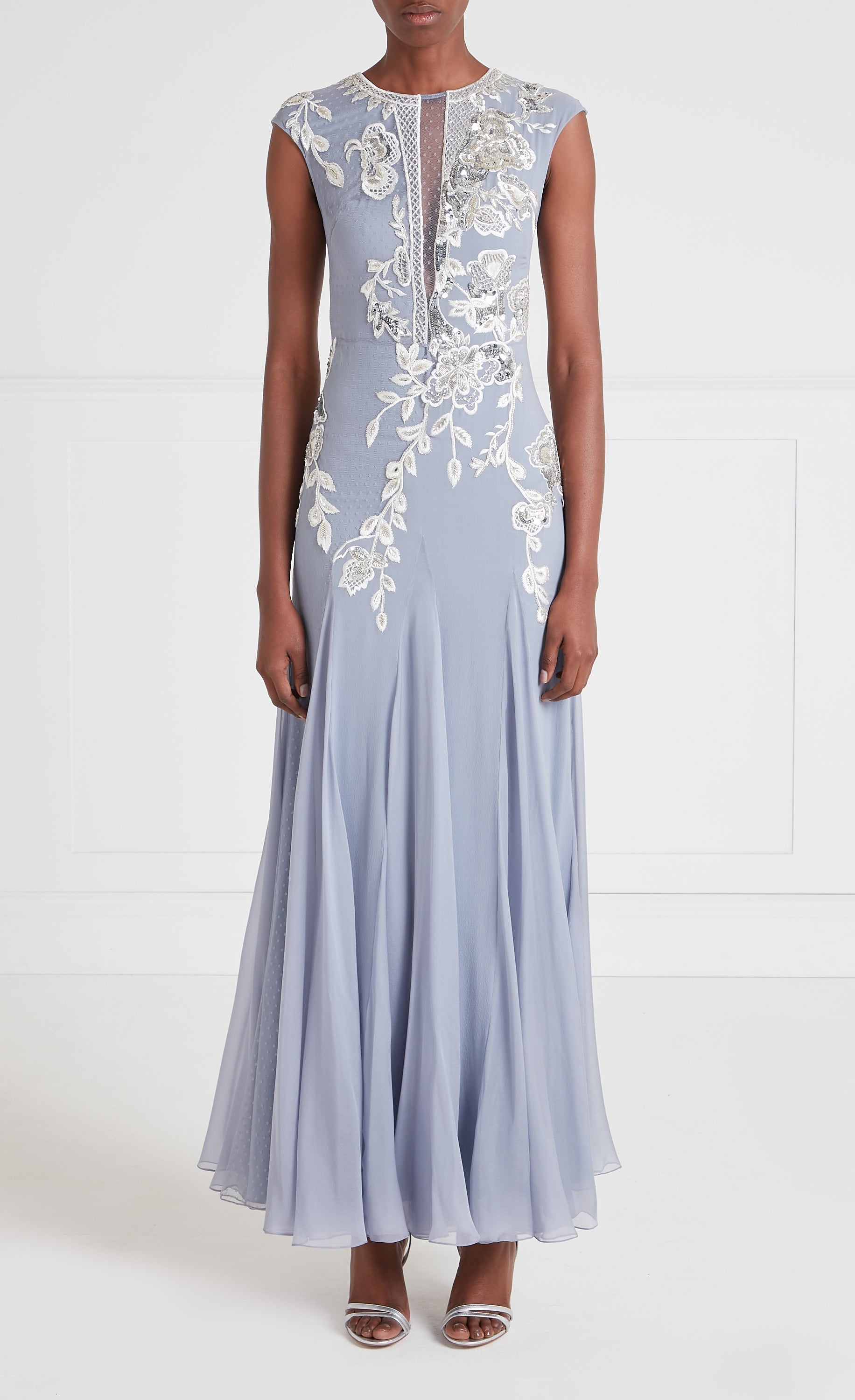 Lilly Gown - Silver