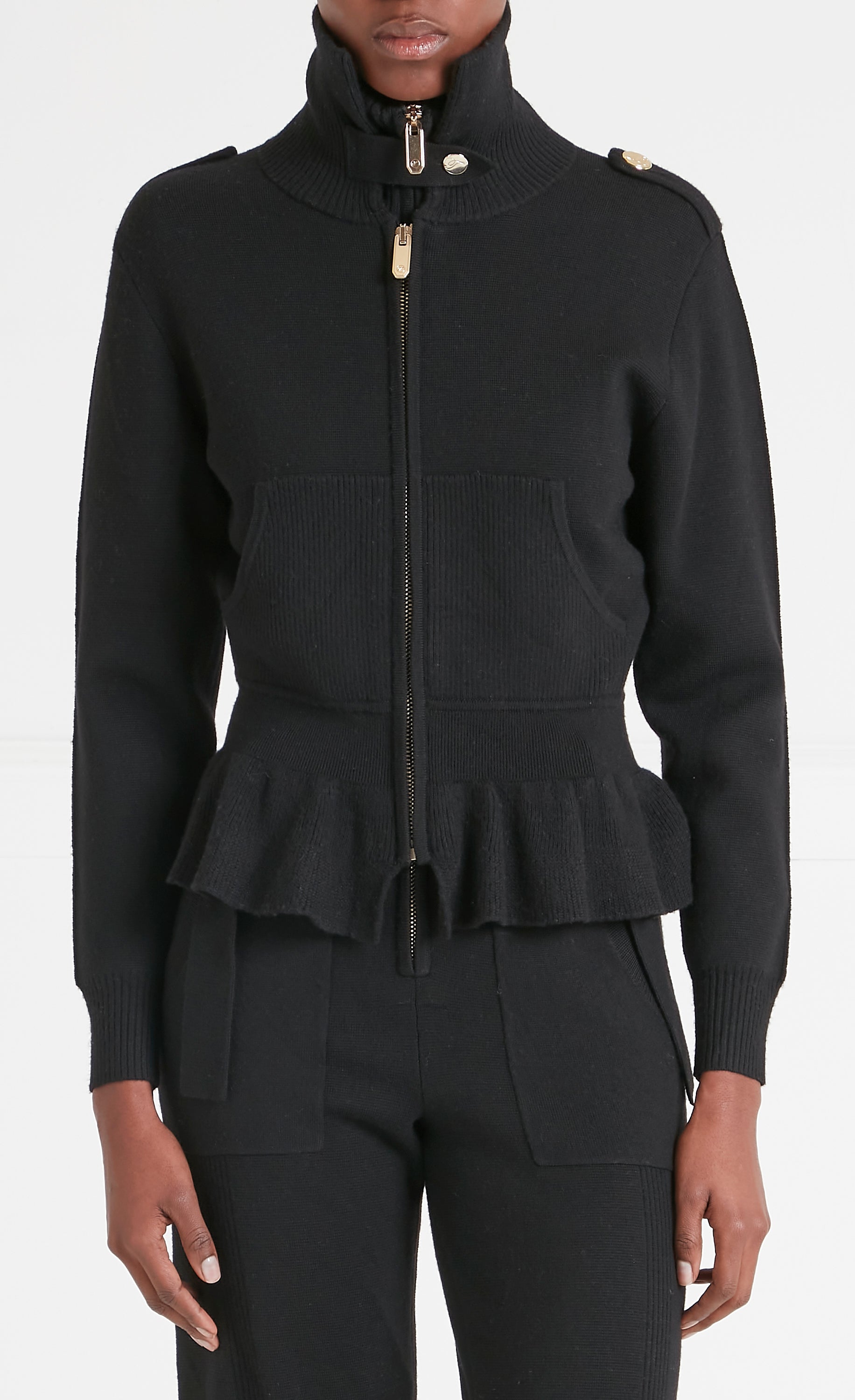 Napoleon Knit Jacket - Black