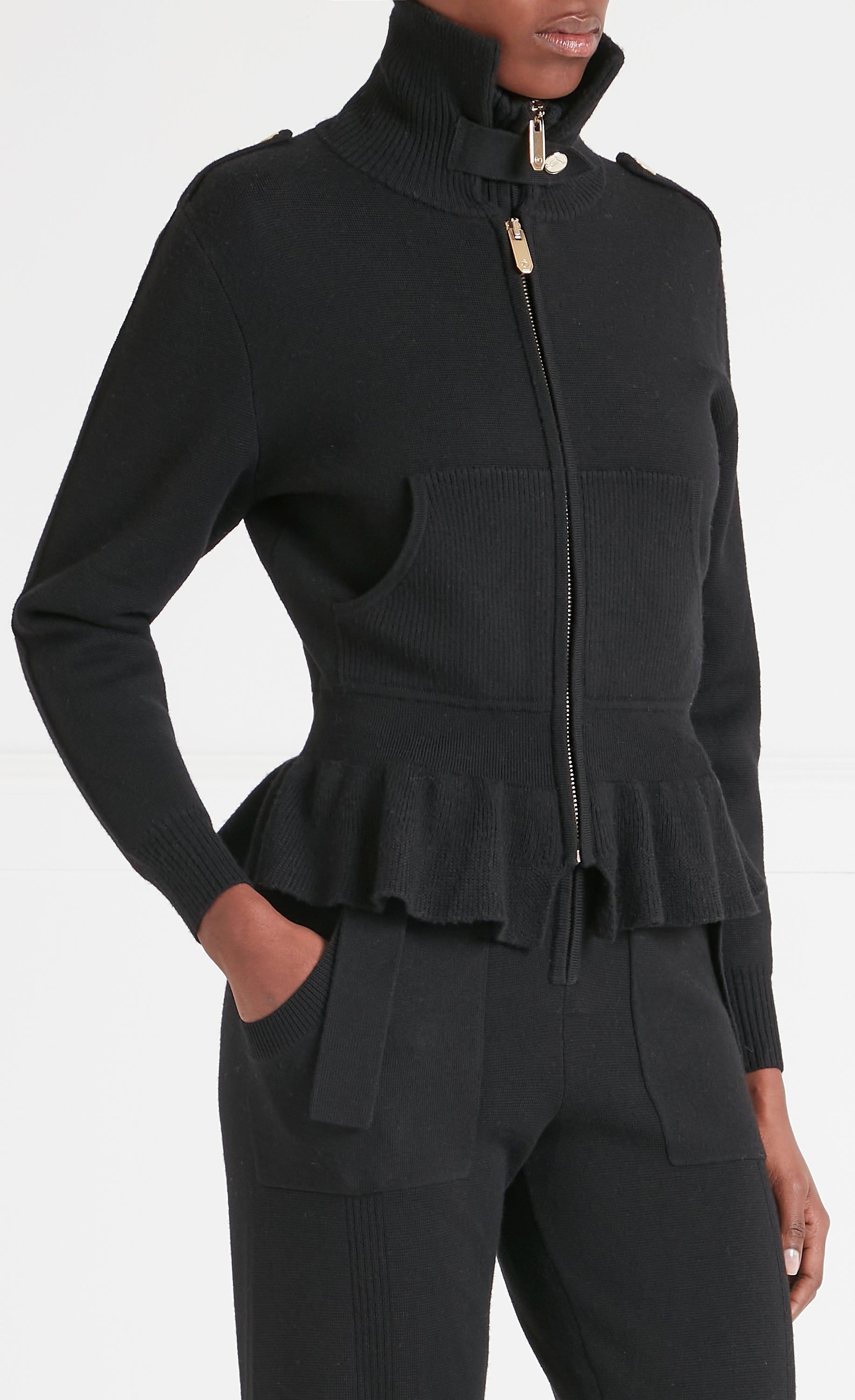 Napoleon Knit Jacket - Black