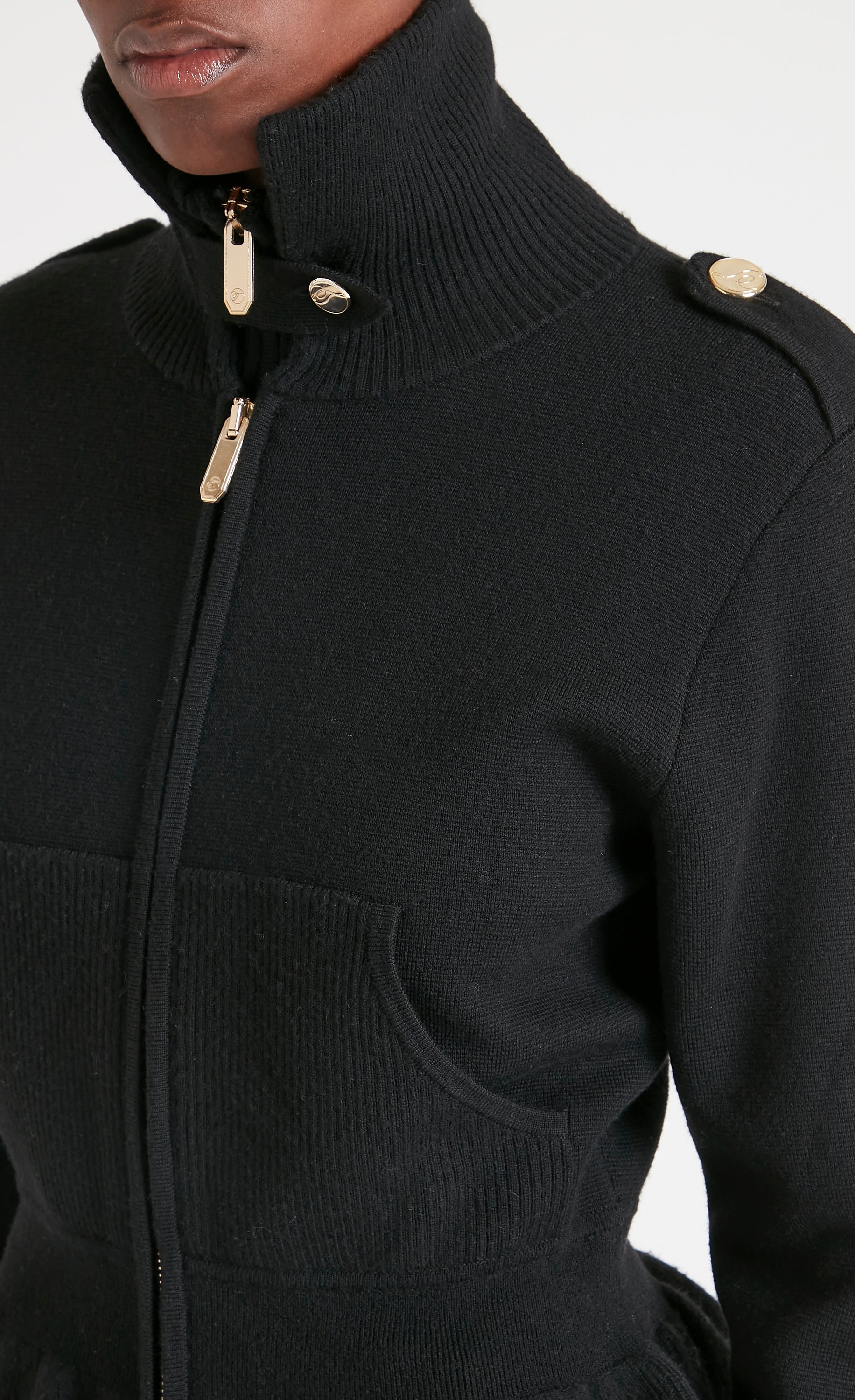 Napoleon Knit Jacket - Black