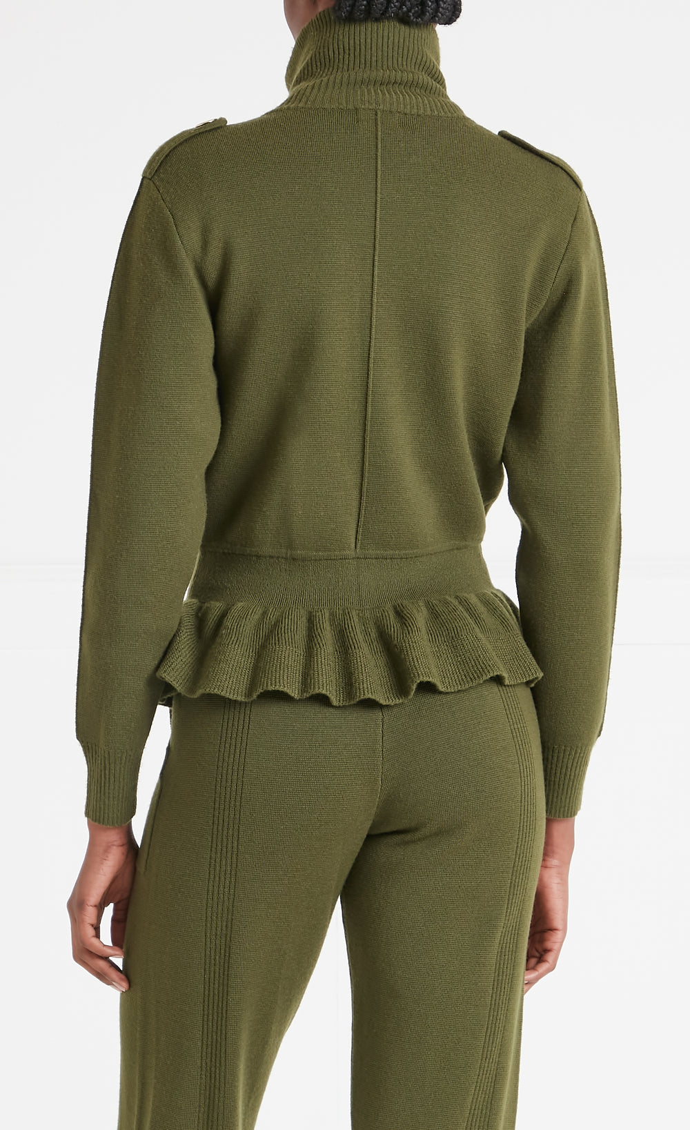 Napoleon Knit Jacket - Pine Green
