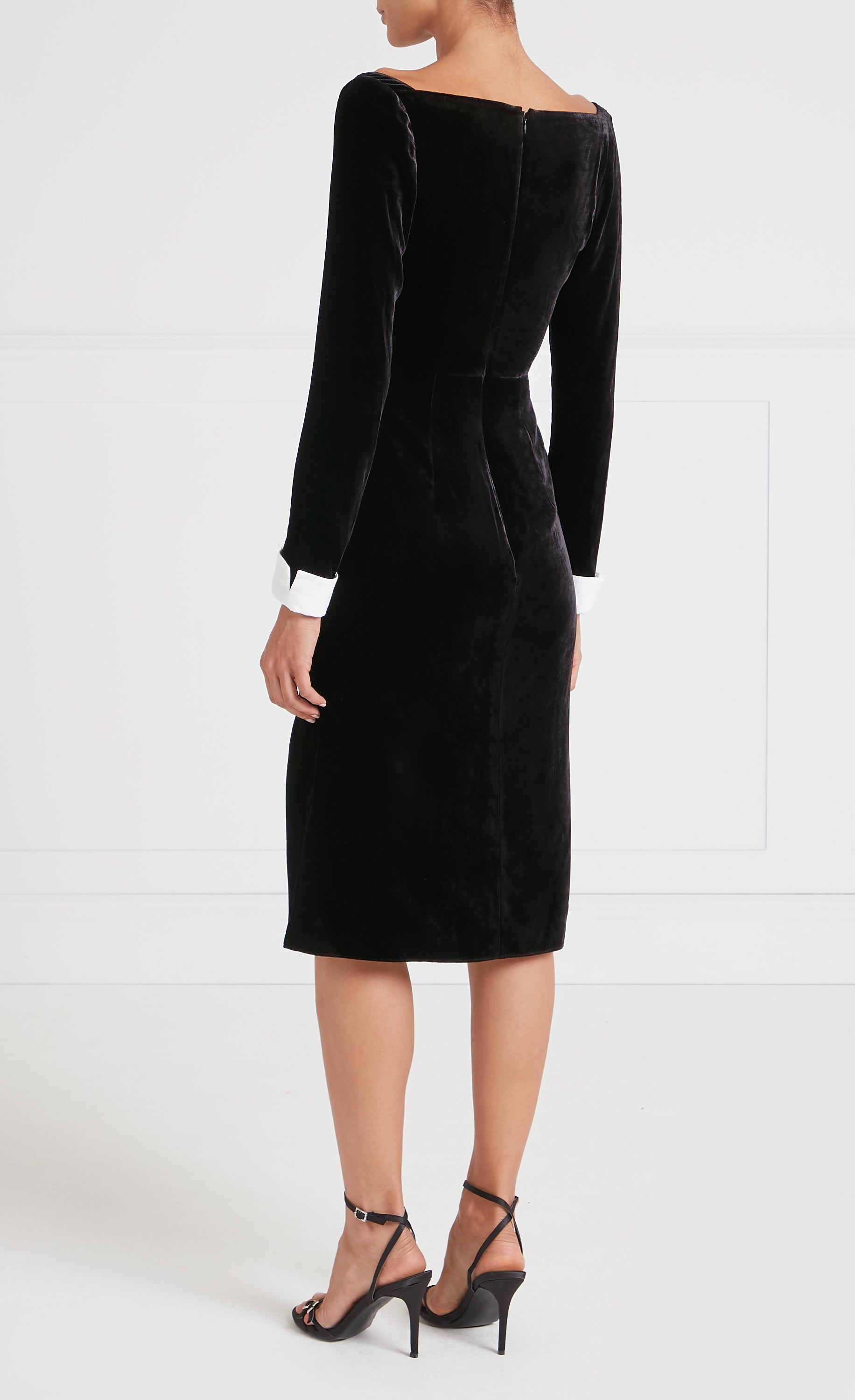 Pompidou Draped Dress - Black