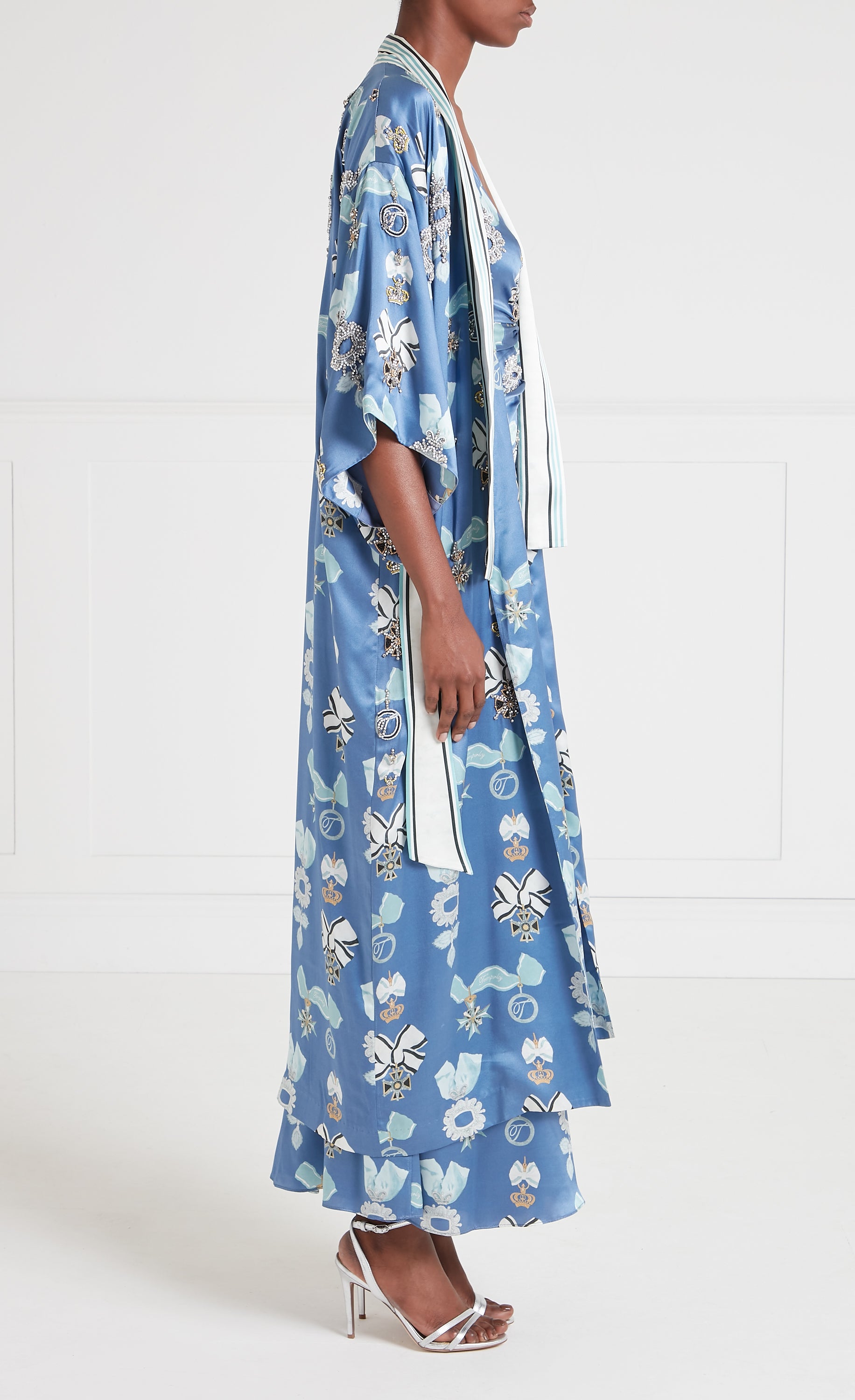 Reina Kimono - Harbour Blue