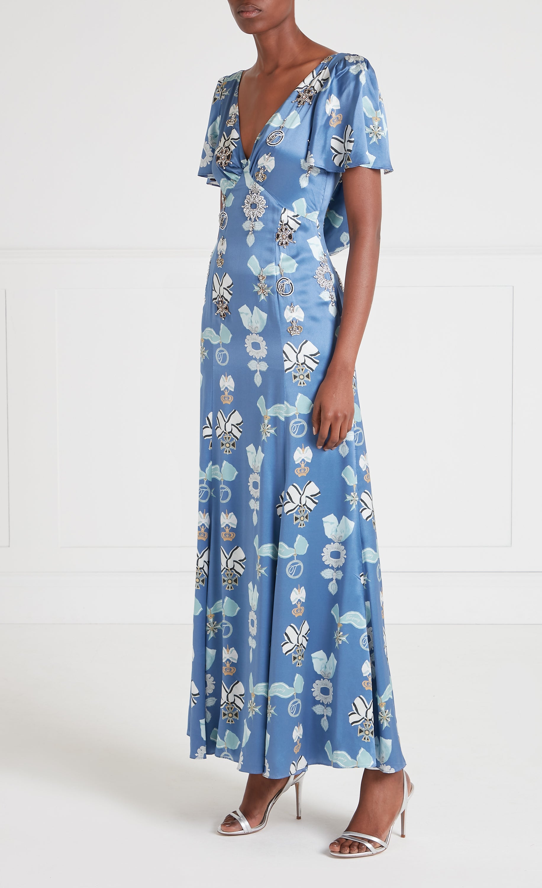 Reina Gown - Harbour Blue