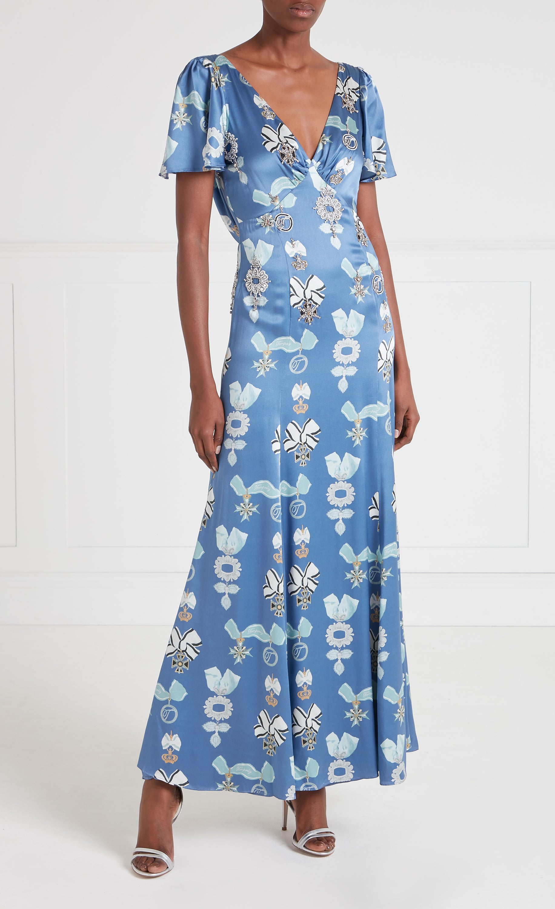 Reina Gown - Harbour Blue