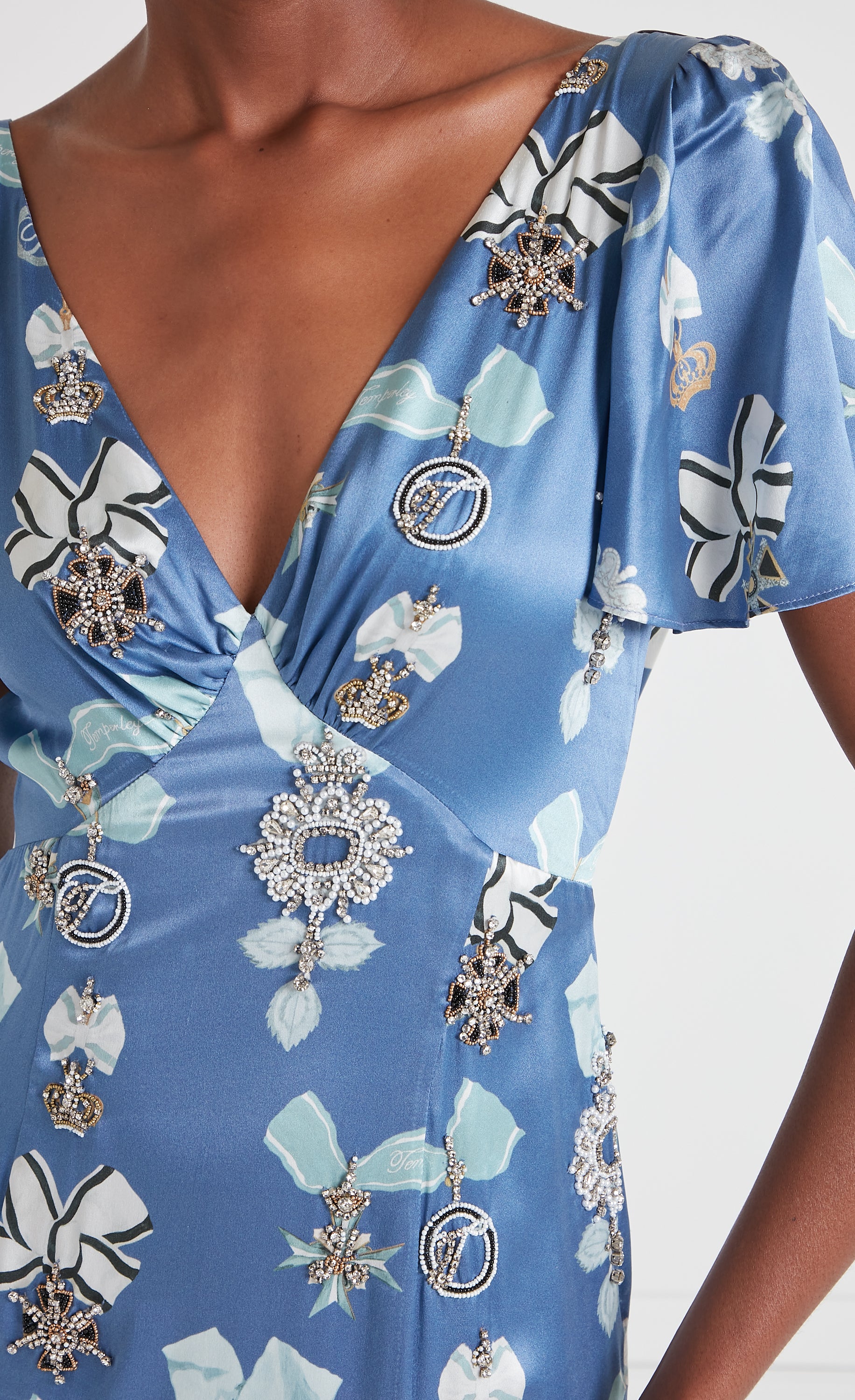 Reina Gown - Harbour Blue