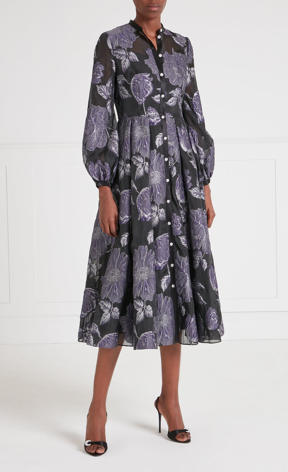 Bridget Cocktail Dress - Black/Silver