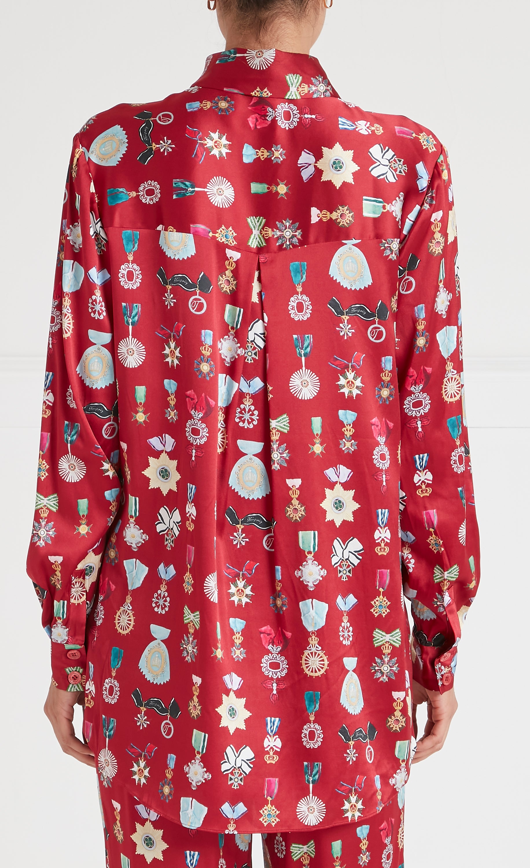 Gloriette Shirt - Crimson
