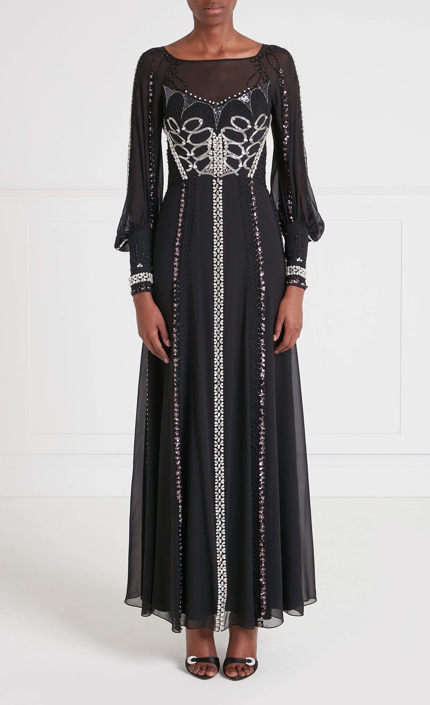 temperley london black lace dress Giselle Gown - Black Mix | Dresses & Jumpsuits