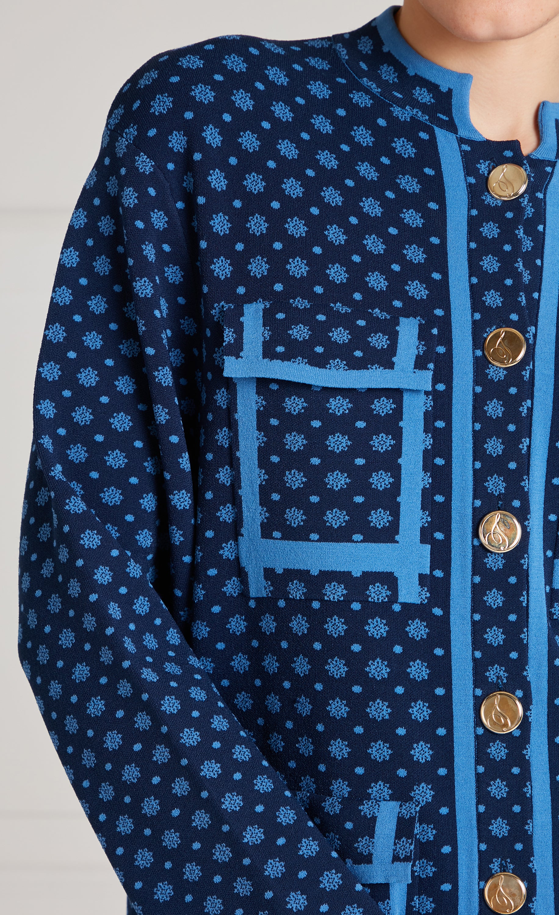 Ditzie Knit Jacket - Twilight