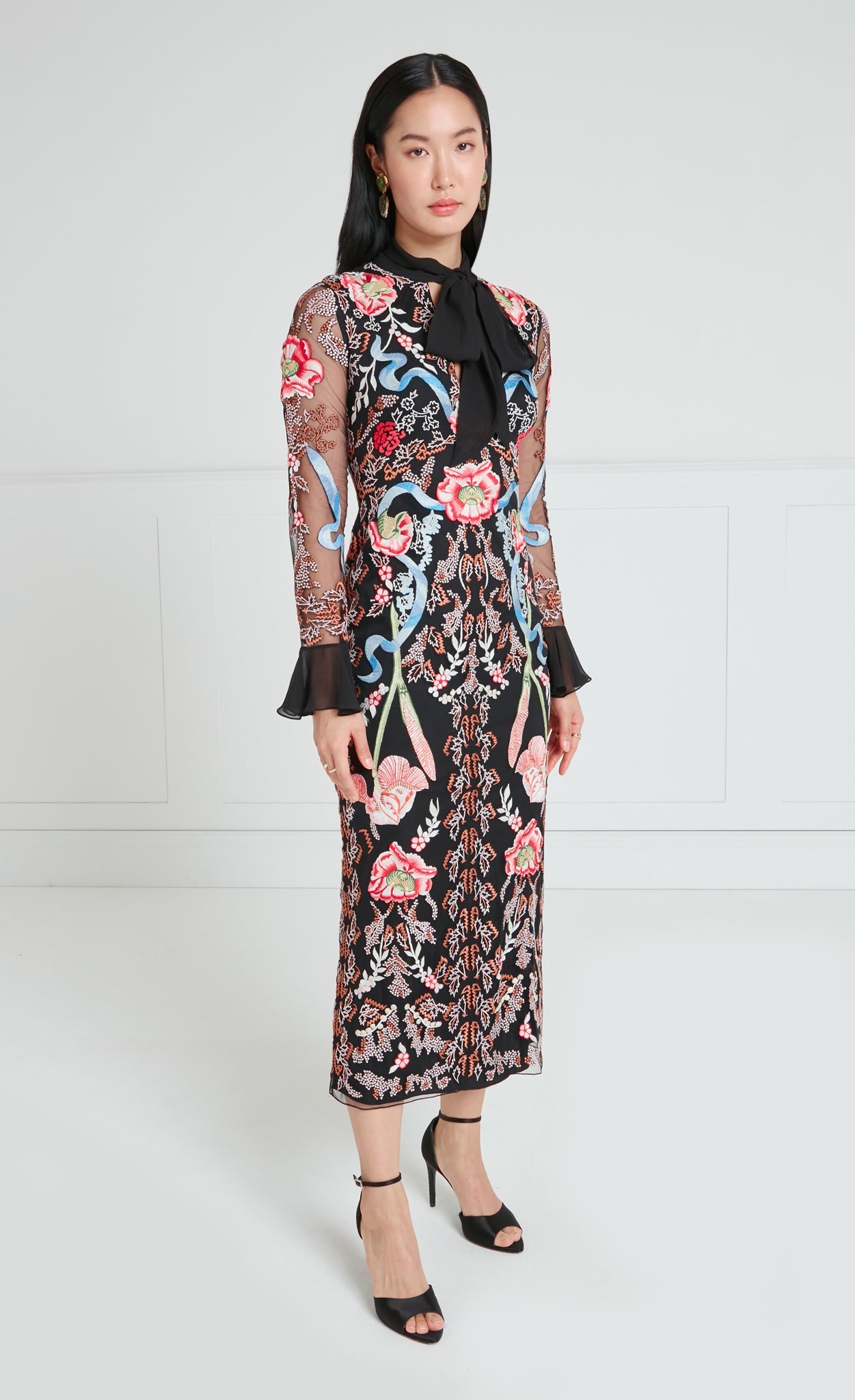 Temperley London - Bilbao Tie Dress - Black - UK12 Temperley London - Bilbao Tie Dress - Black - UK12