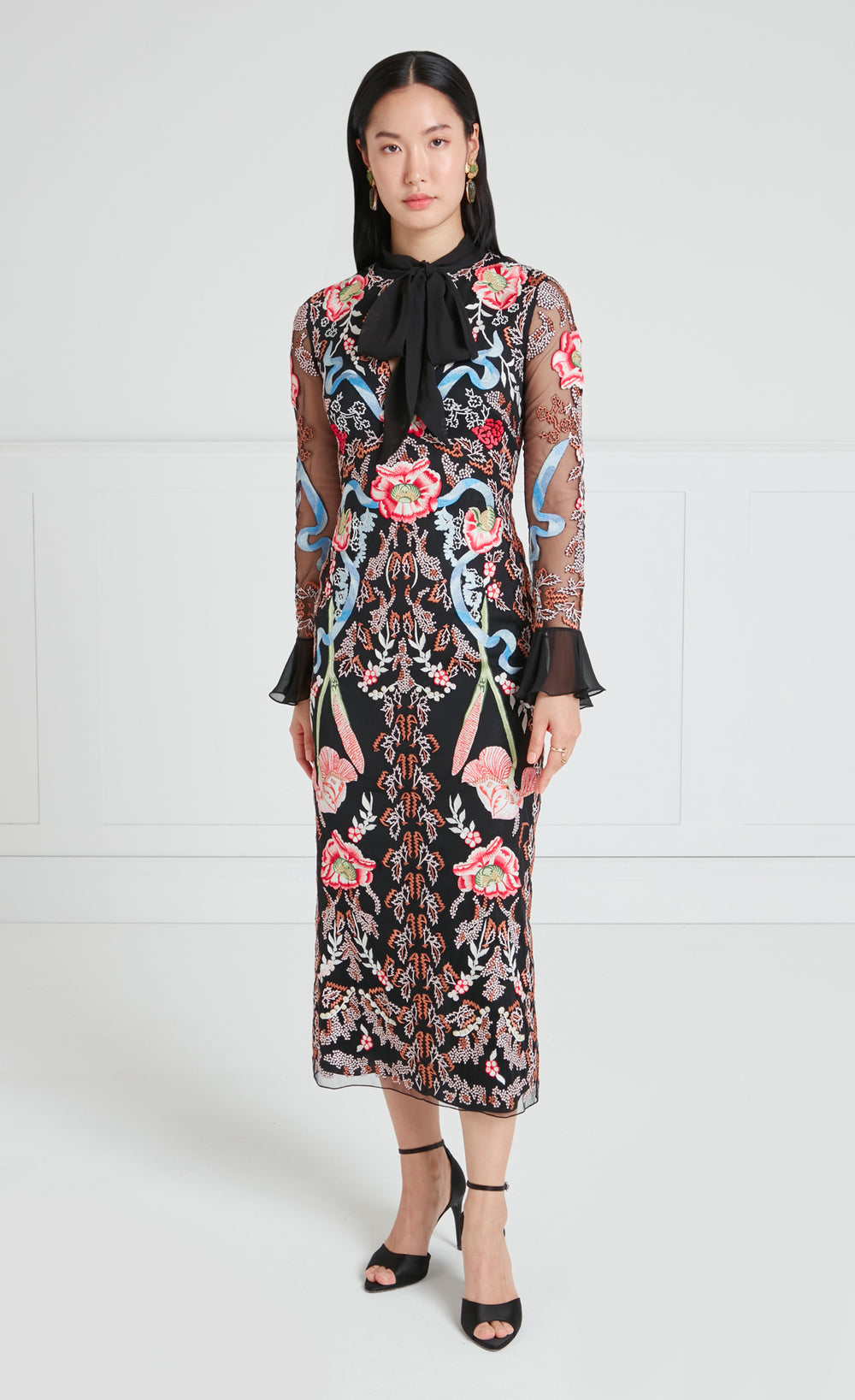 Bilbao Tie Dress - Black