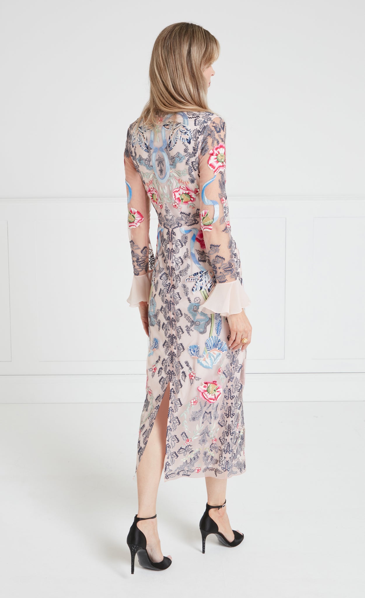 Bilbao Tie Dress - Rosewater