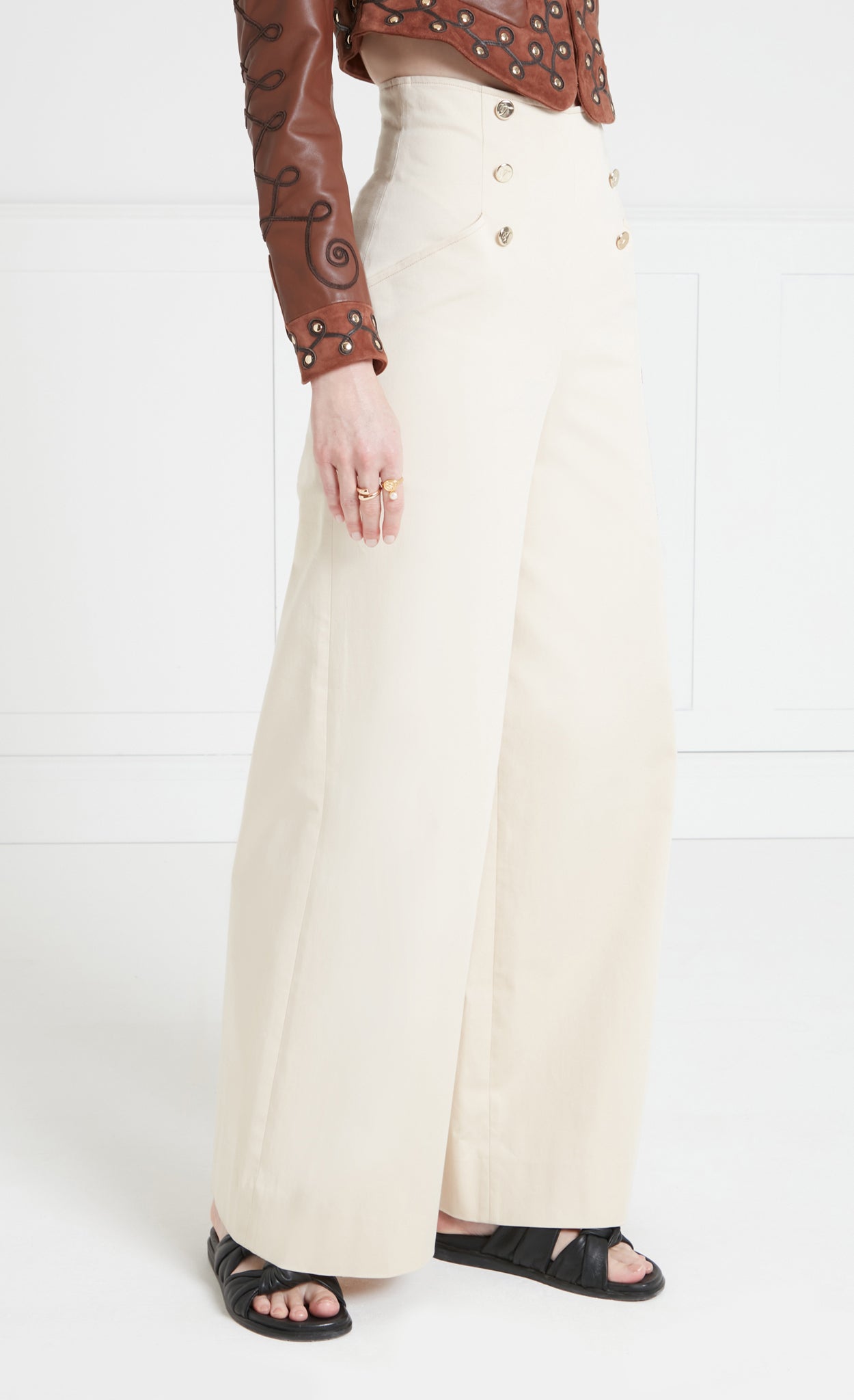 Castell Trousers - Sandy Cream