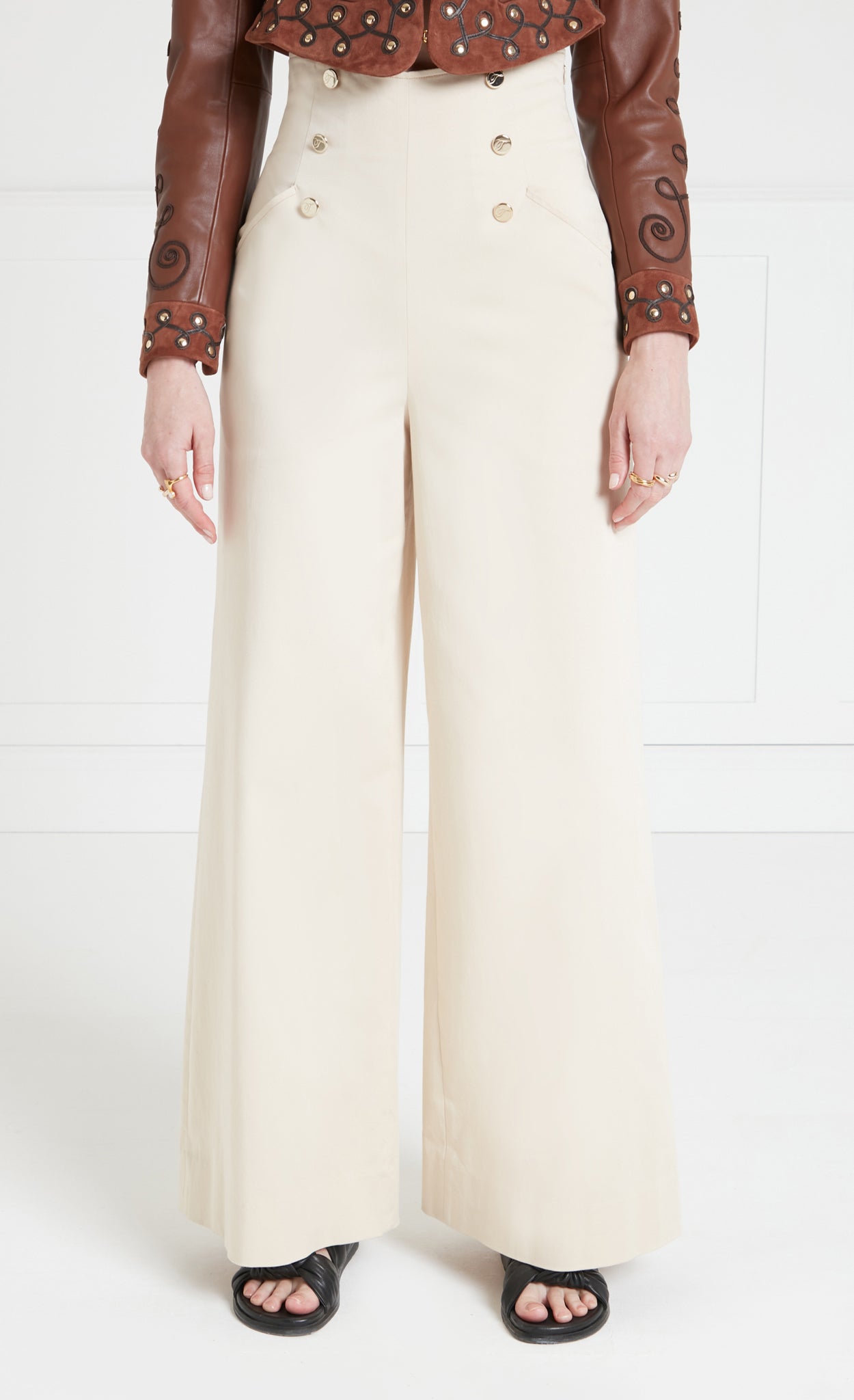 Castell Trousers - Sandy Cream