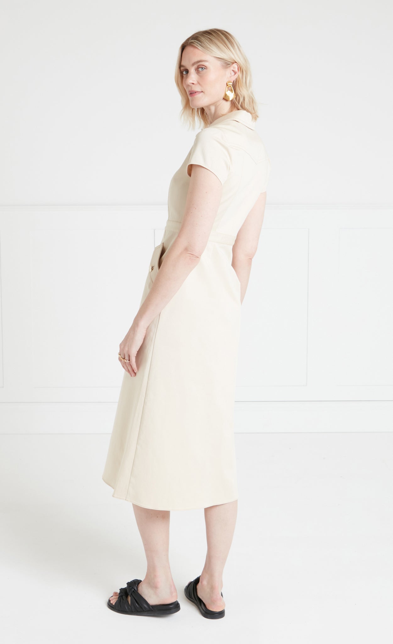 Castell Dress - Sandy Cream