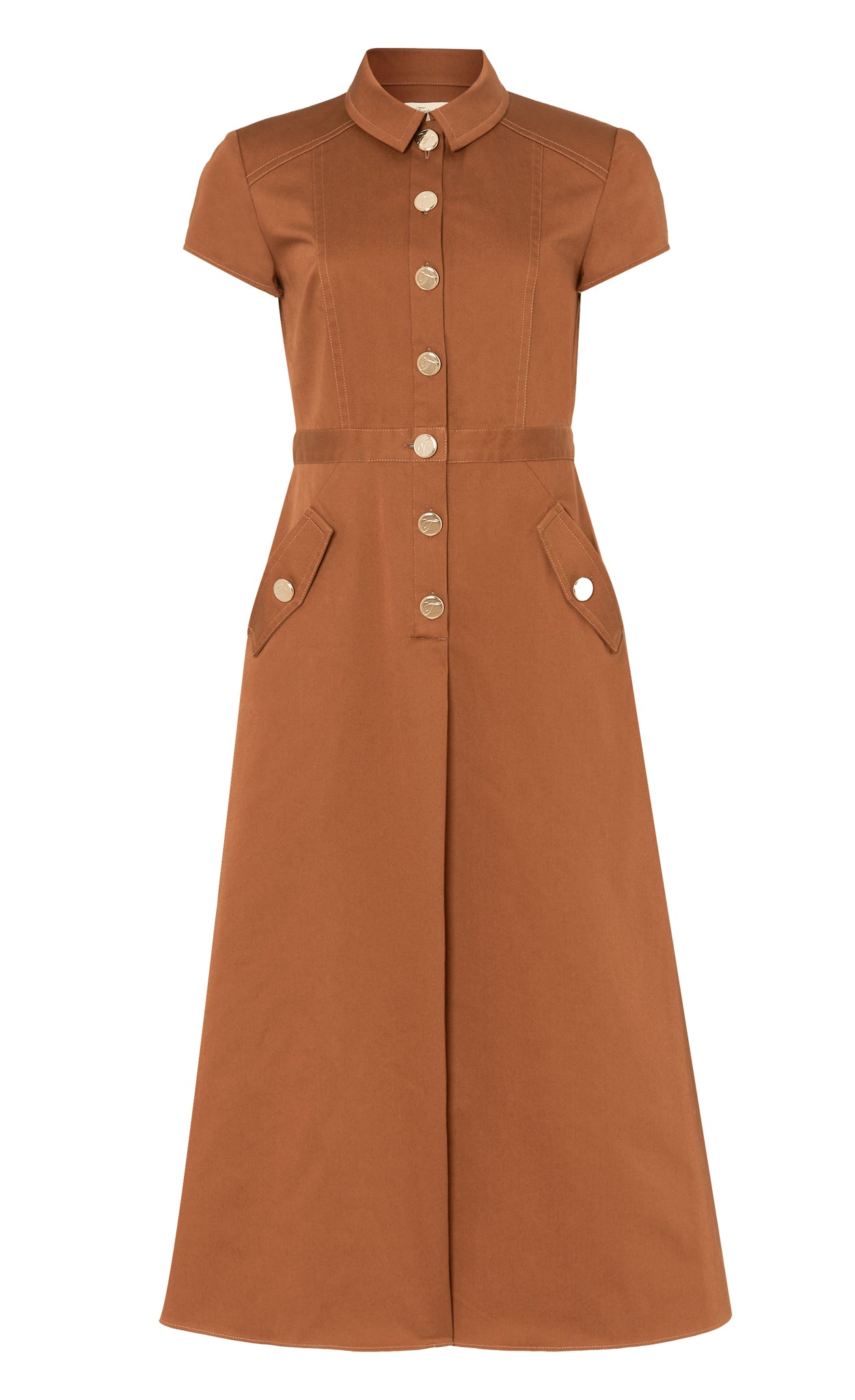 Castell Dress - Brown