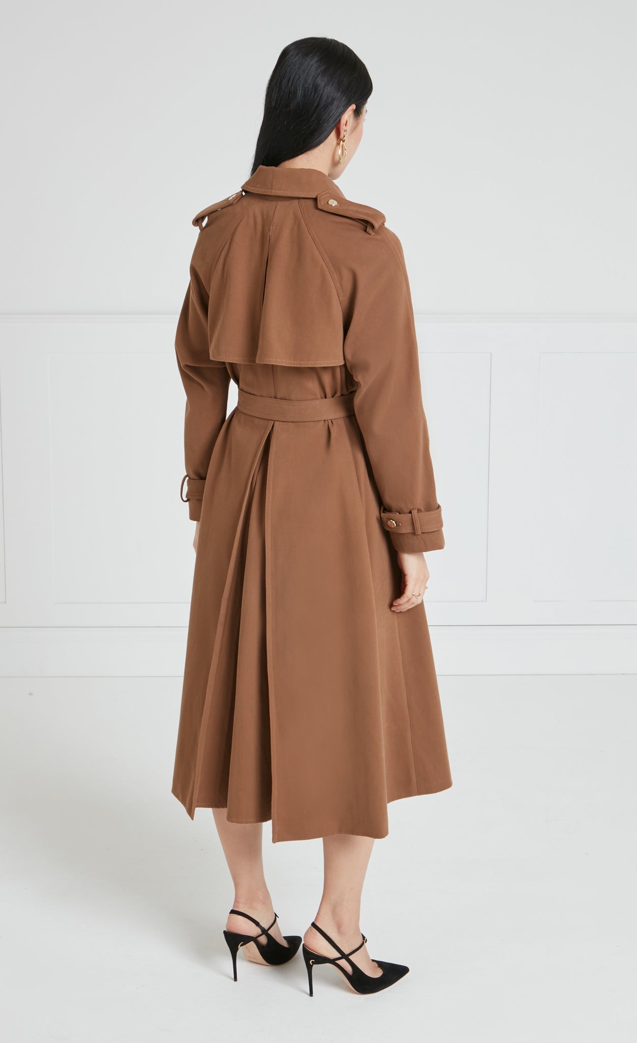 Javier Trench Coat - Brown