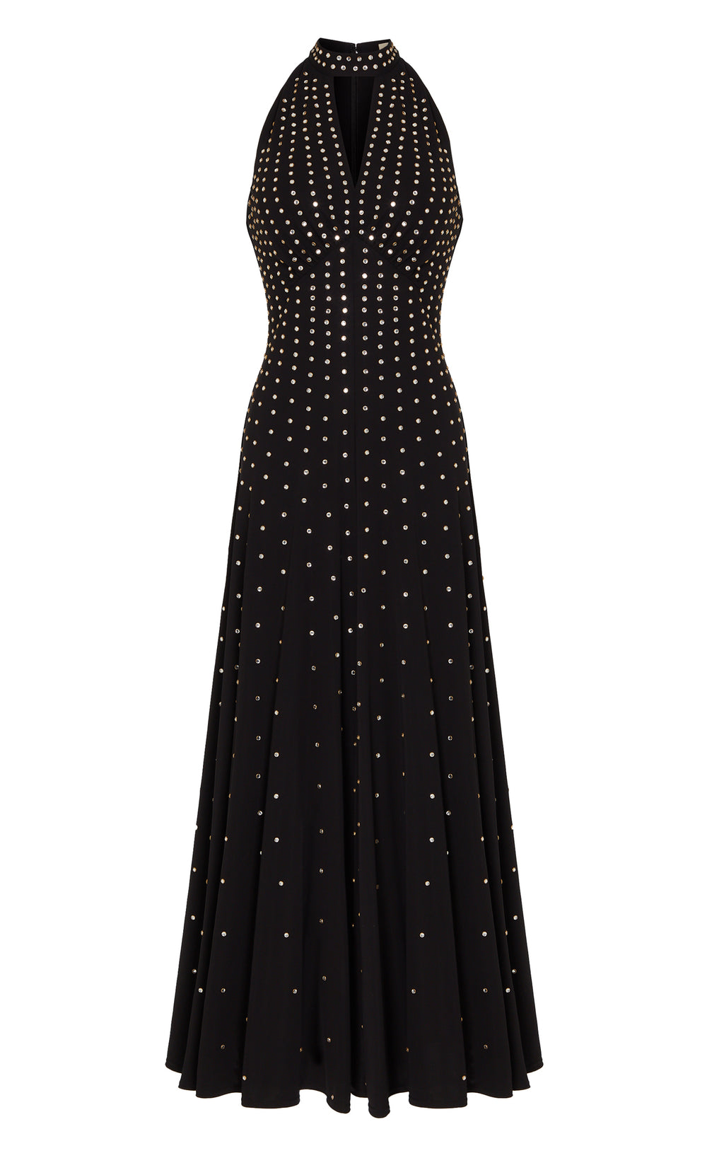 Loretta Halter Dress - Black