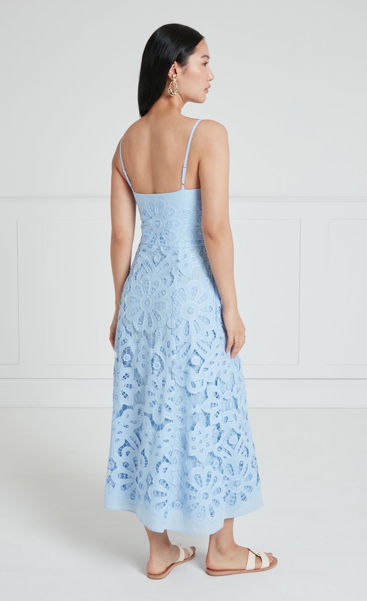 Temperley London - Guinevere Strappy Dress - Blue