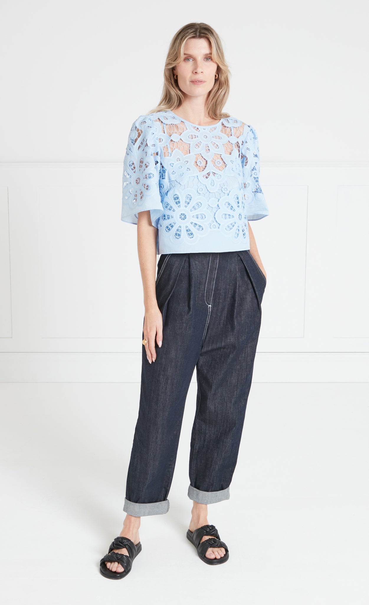 Guinevere Top - Blue