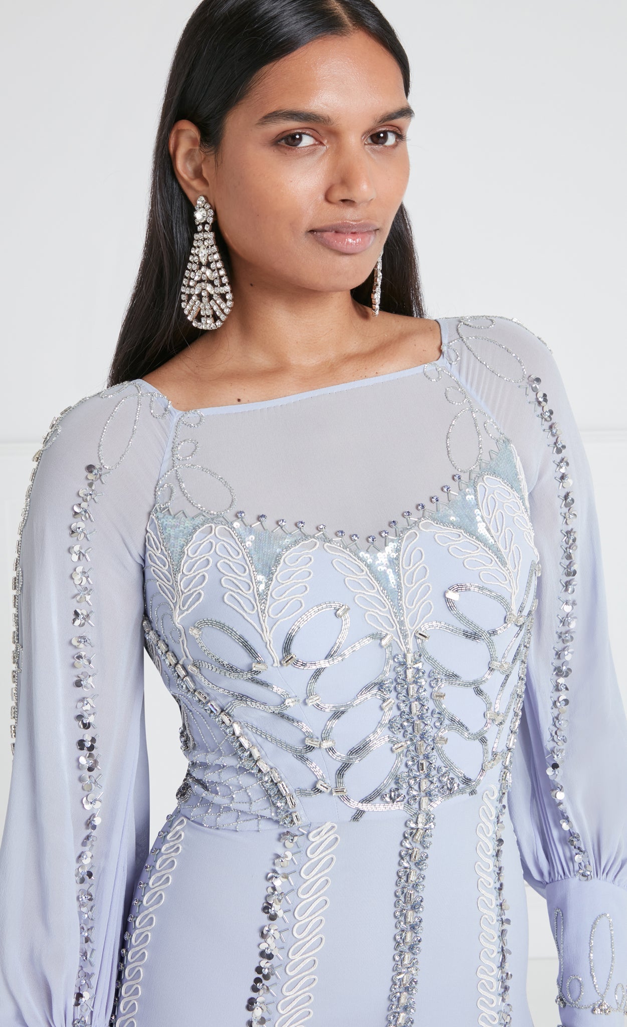 Sofia Gown - Powder Blue | Dresses & Jumpsuits | Temperley London Temperley London (INT) Sofia Gown - Powder Blue | Dresses & Jumpsuits | Temperley London Temperley London (INT)