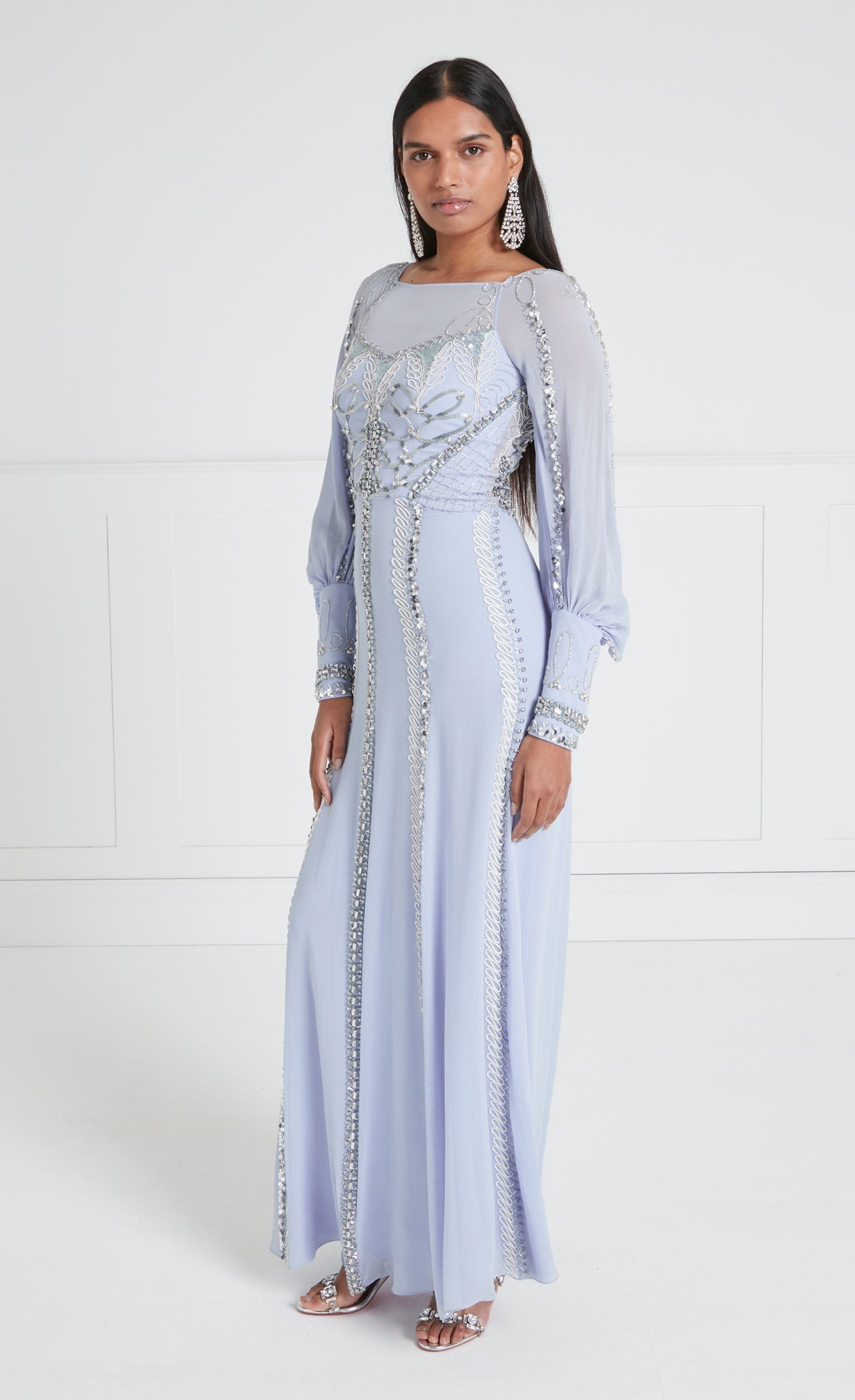 Temperley London - Sofia Gown - Powder Blue - UK16 Temperley London - Sofia Gown - Powder Blue - UK16