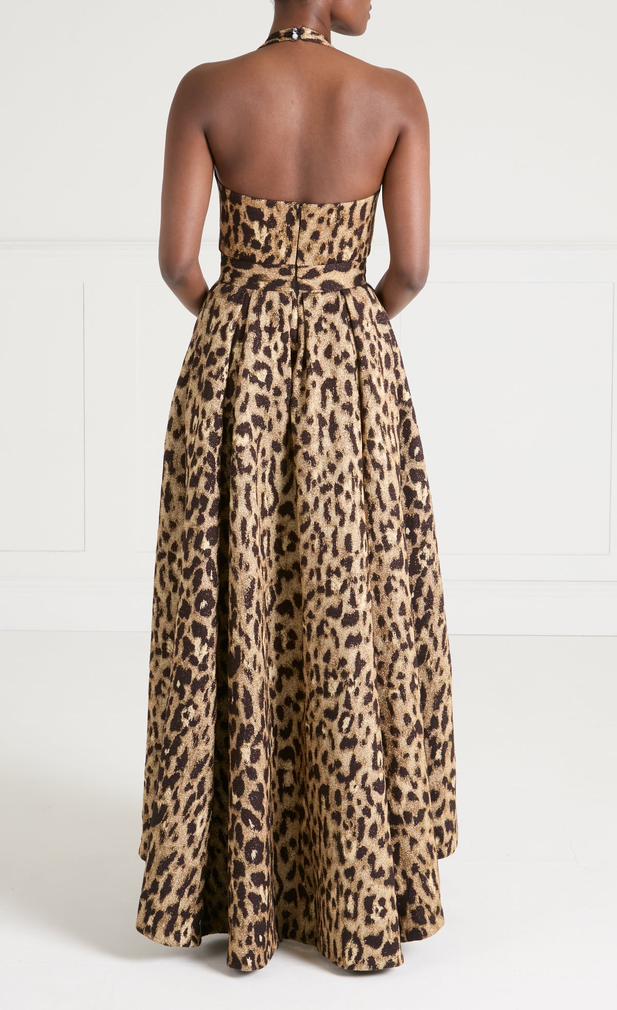 Amara V-Neck Dress - Gold