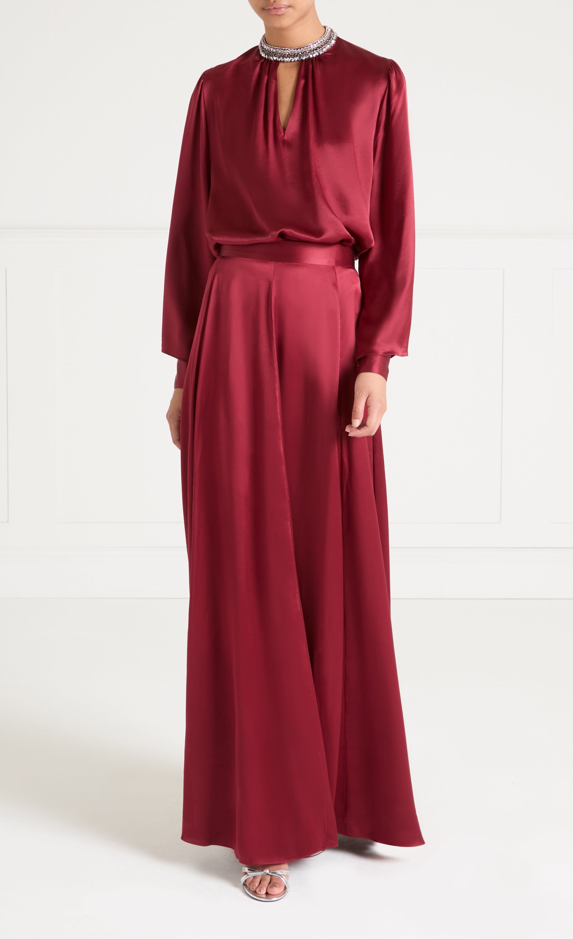 Beatrice Blouse - Claret