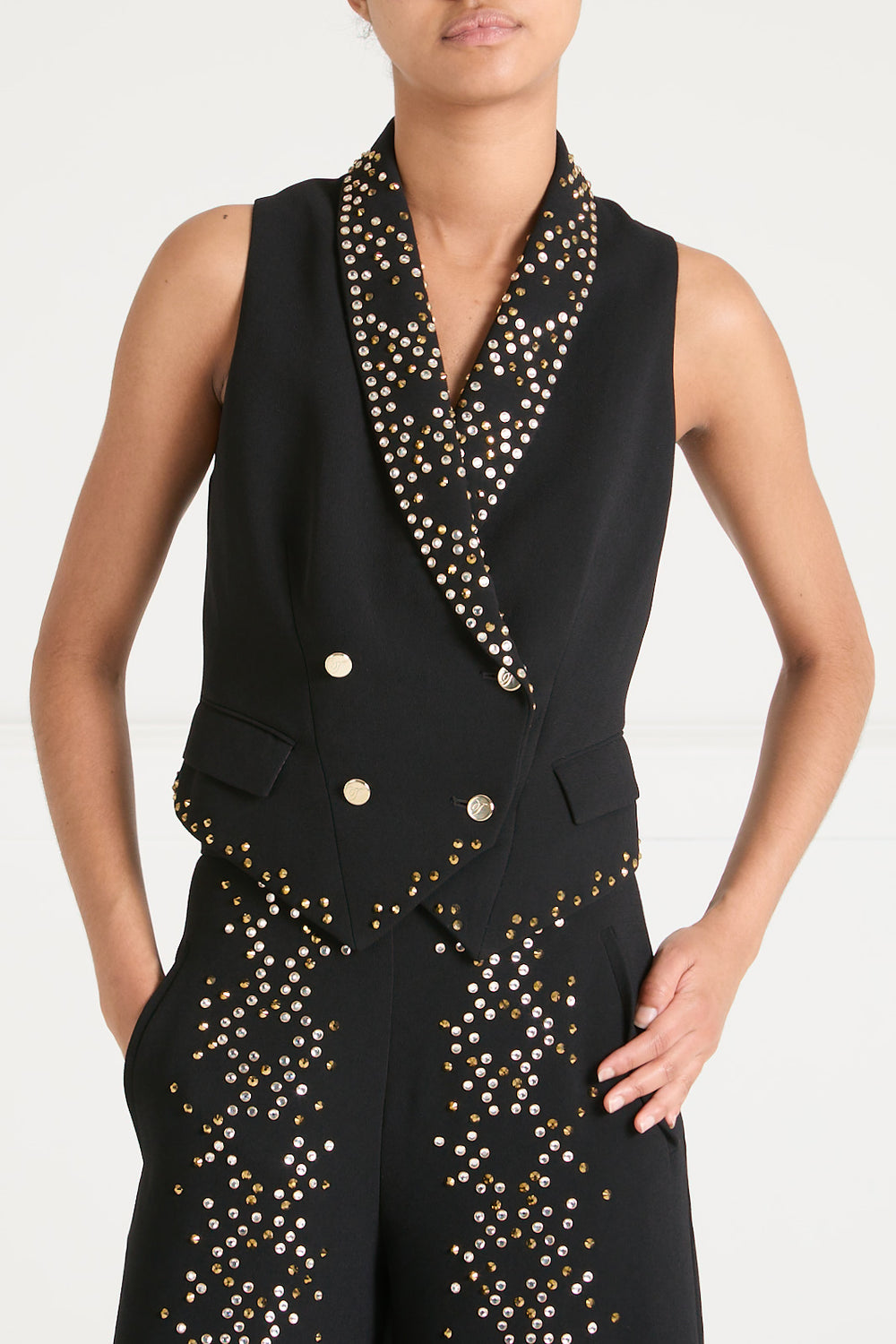 Oberon Waistcoat - Black