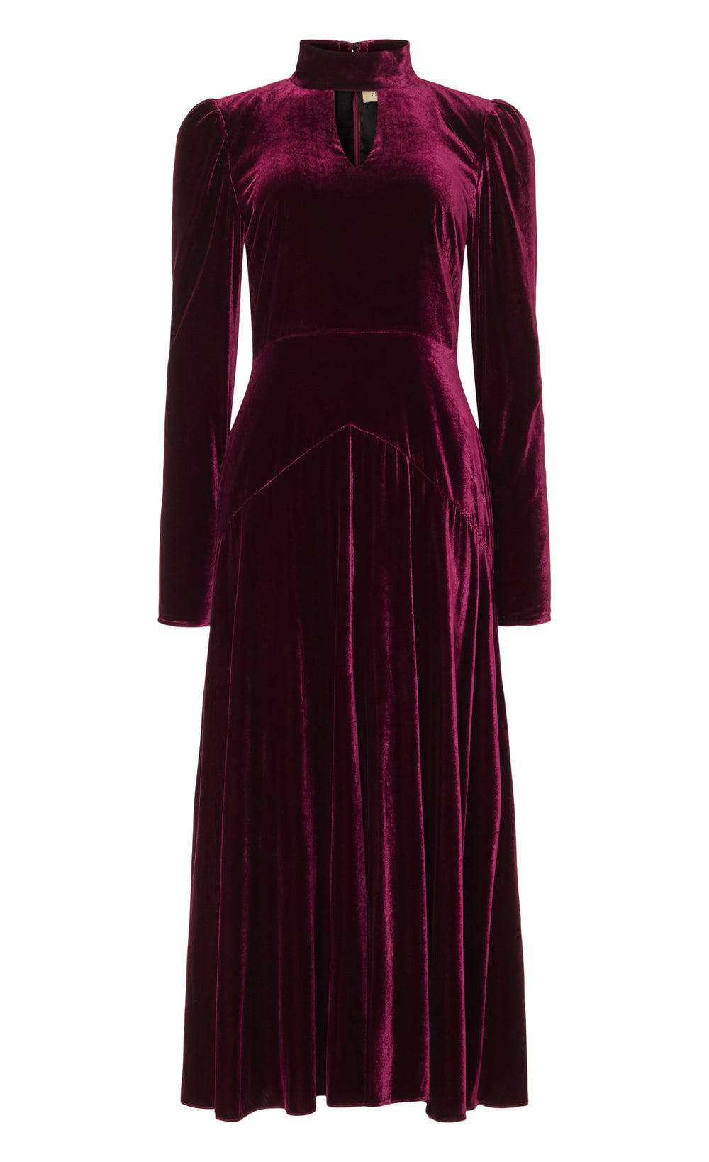 Clarice Split Dress - Claret